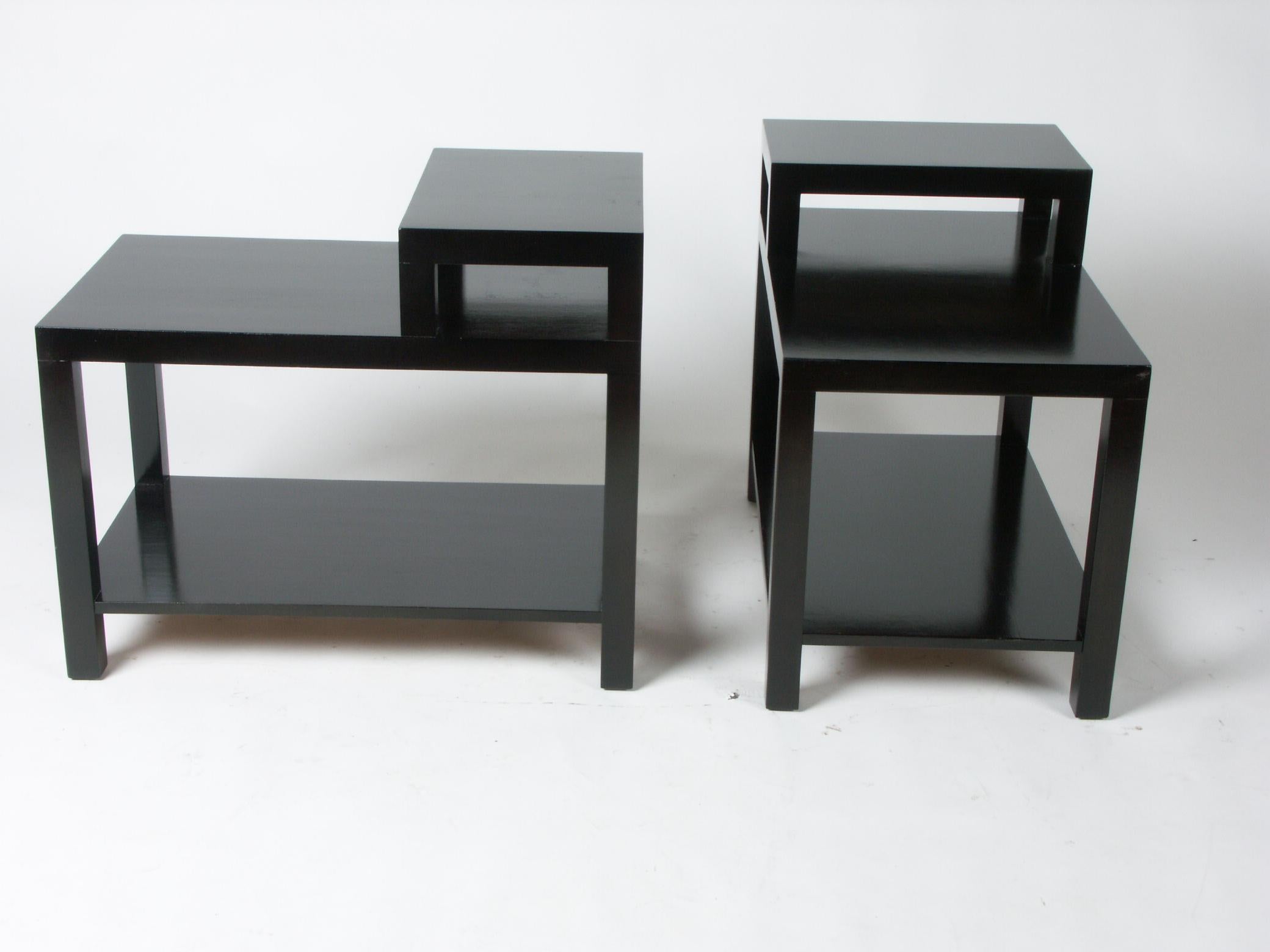 Pair of T. H. Robsjohn-Gibbings for Widdicomb End Tables In Good Condition In St. Louis, MO