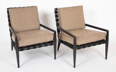 Pair of T. H. Robsjohn-Gibbings Lounge Chairs, Model 1720