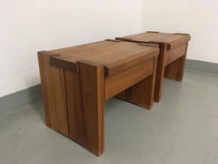 Pair of T38 Bedside Tables by Pierre Chapo