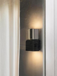 Pair of Tabata LN10 Wall Lamp, Deep Blue & Ivory by Luca Nichetto for &Tradition