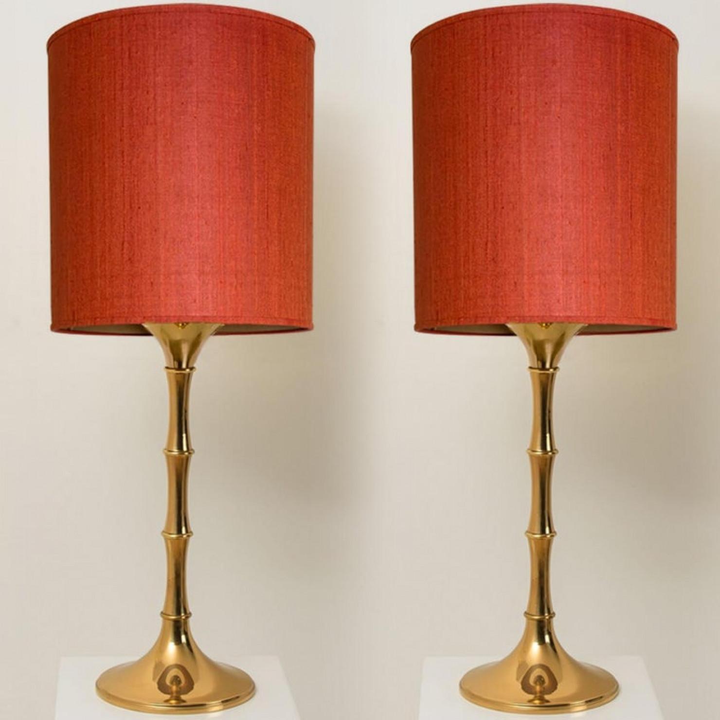 Mid-Century Modern Pair of Table and Floor Lamp Designed by Ingo Maurer, 1968 For Sale