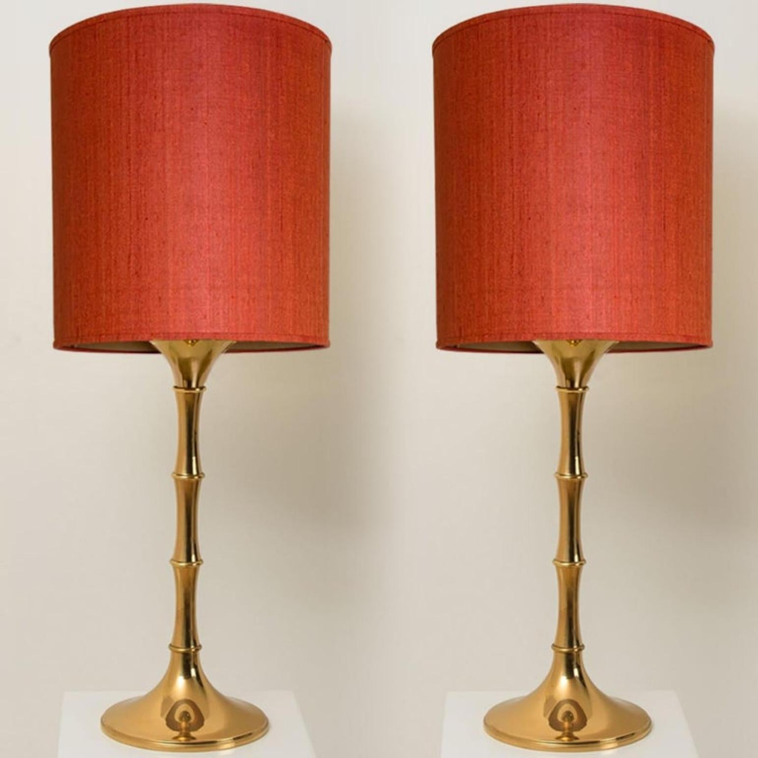 Dutch Pair of Table and Floor Lamp Designed by Ingo Maurer, 1968 For Sale