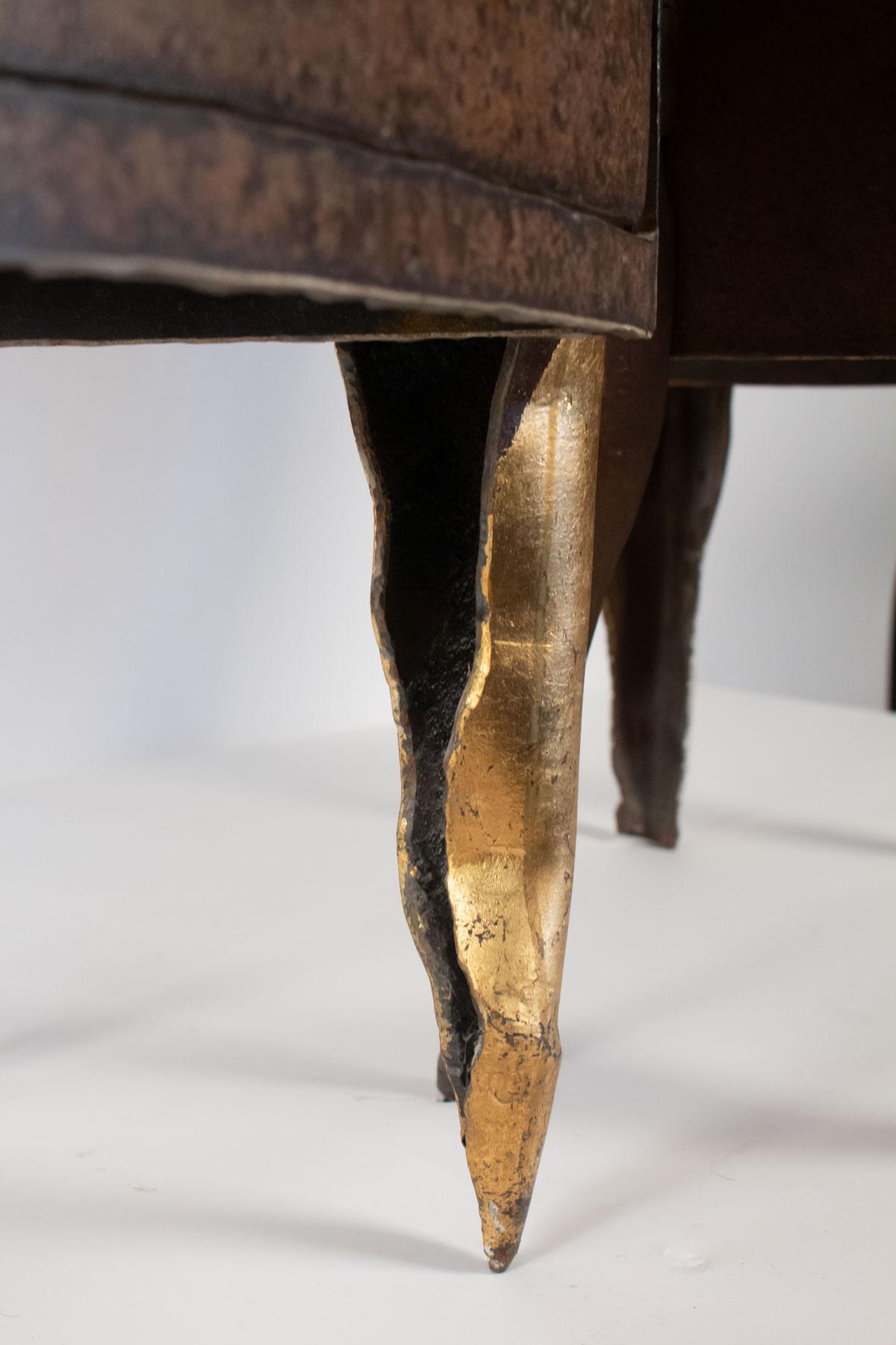 Pair of Table Bedside Artist Jean-Jacques Argueyrolles, 20th Century 3