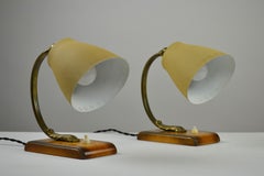 Pair of Table / Desk Lamps, Sweden, 1940s/50s by EWÅ Armaturfabrik (attributed)