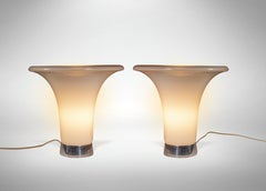 Vintage Pair of Table Lamp Attr. Vistosi, 1960s