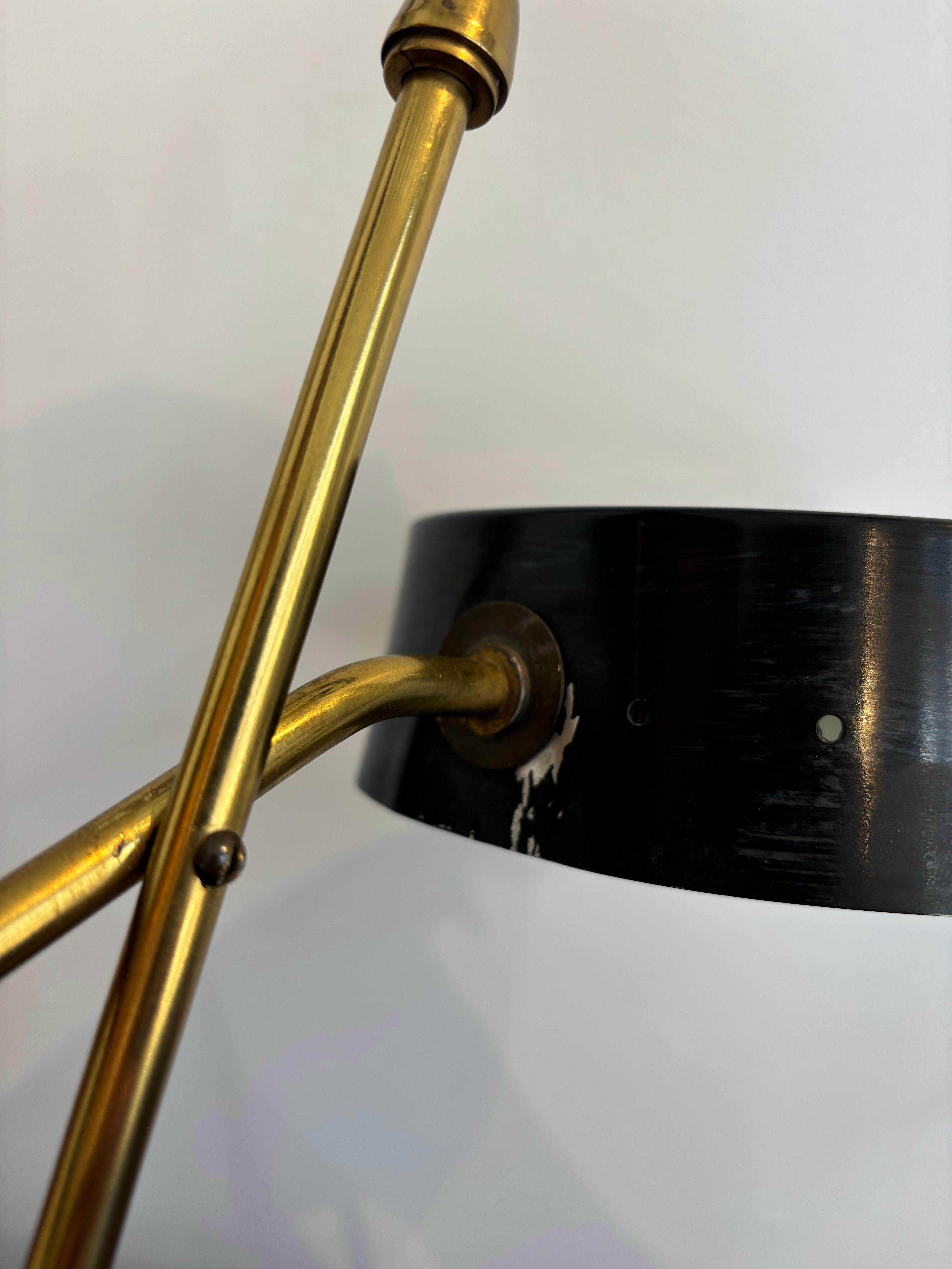 Pair of table lamp attributed to Gilardi and Barzaghi For Sale 9