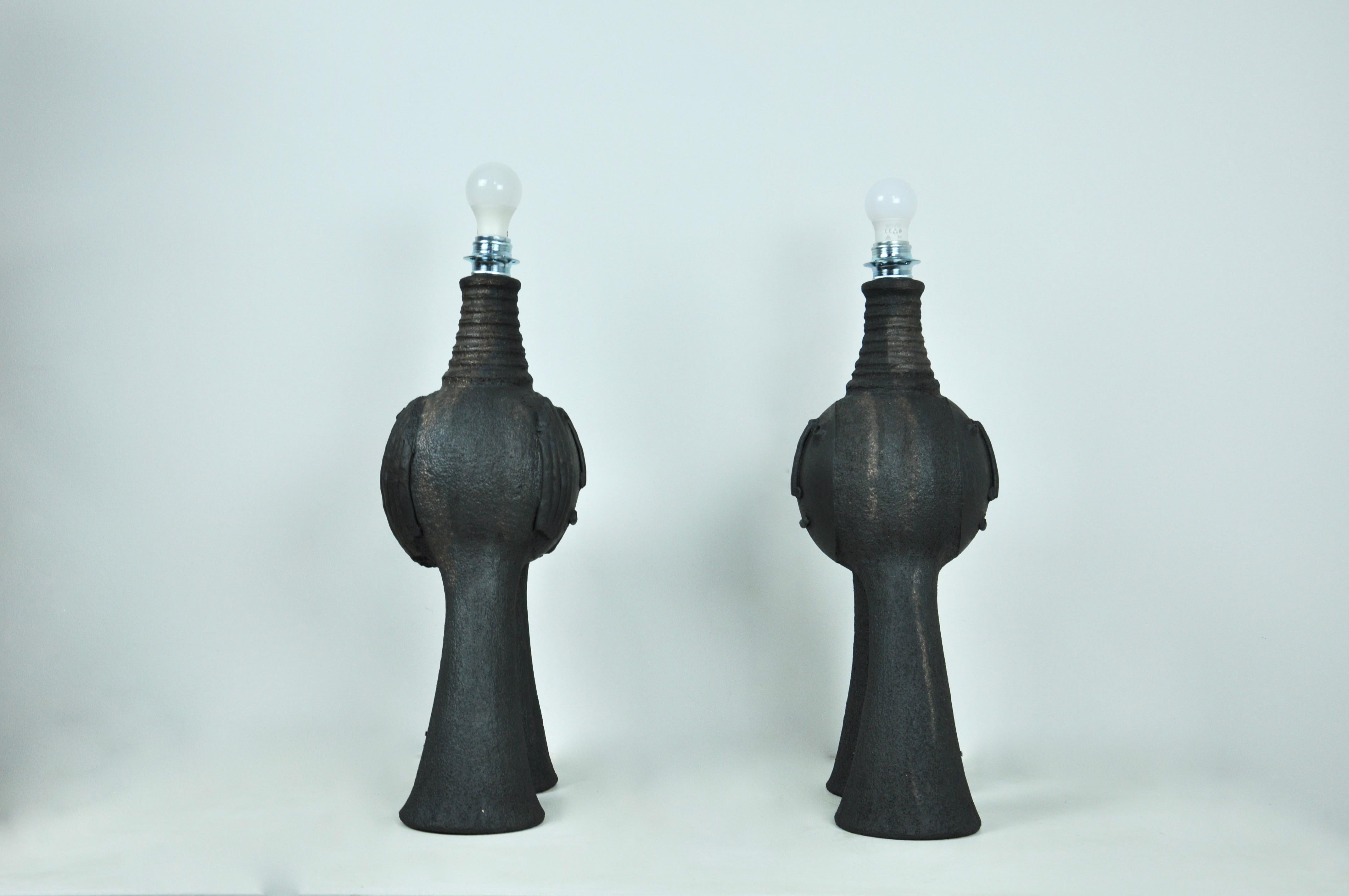 Pair of Table Lamp by Dominique Pouchain 1