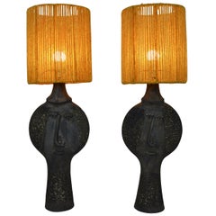 Pair of Table Lamp by Dominique Pouchain