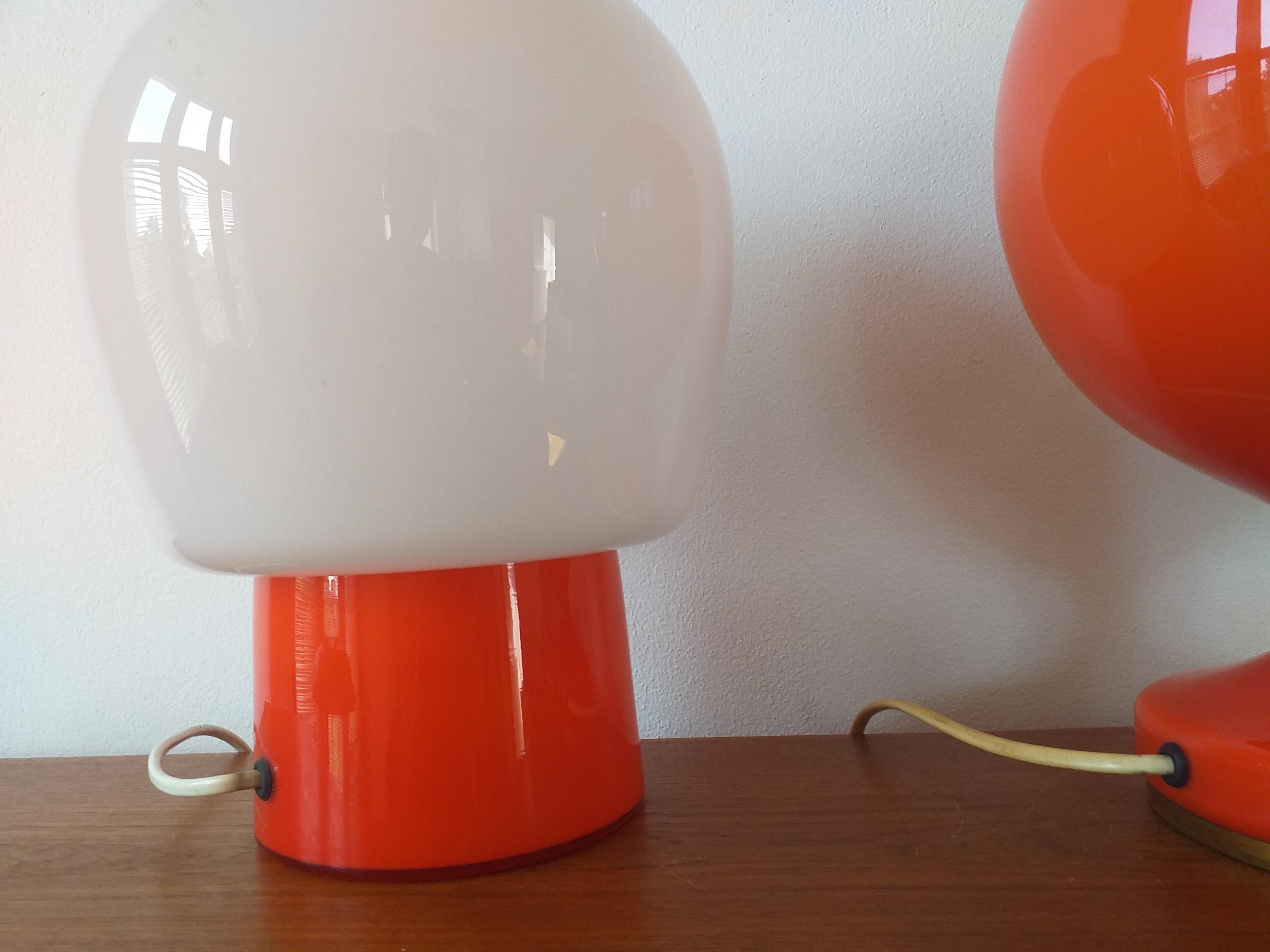 Pair of Table Lamp Designed by Stepan Tabery, 1970s In Good Condition In Praha, CZ