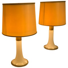 Vintage Pair of Table Lamp Model 46-017 by Lisa Johansson Pape for Stockmann Orno, 1950s