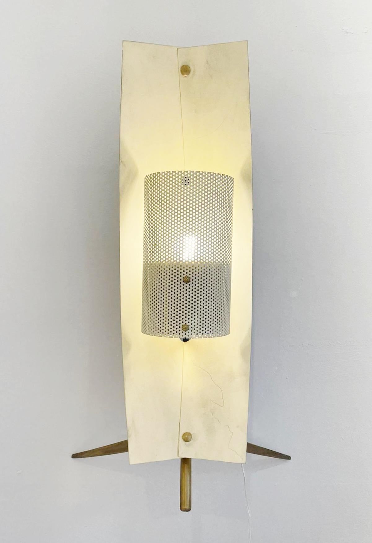 Pair of Mid-Century Modern Table Lamp/Sconce by Gastone Colliva, Italy, 1950s 6