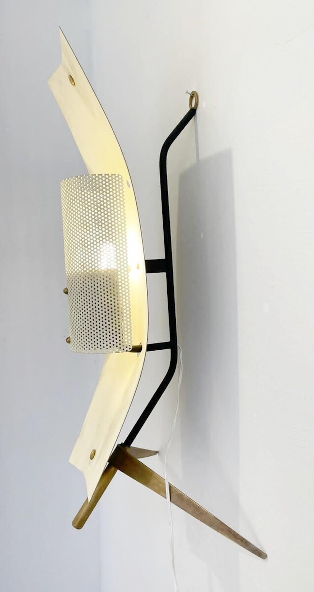 Pair of table lamp/sconce by Gastone Colliva - Italy 1950s For Sale 3