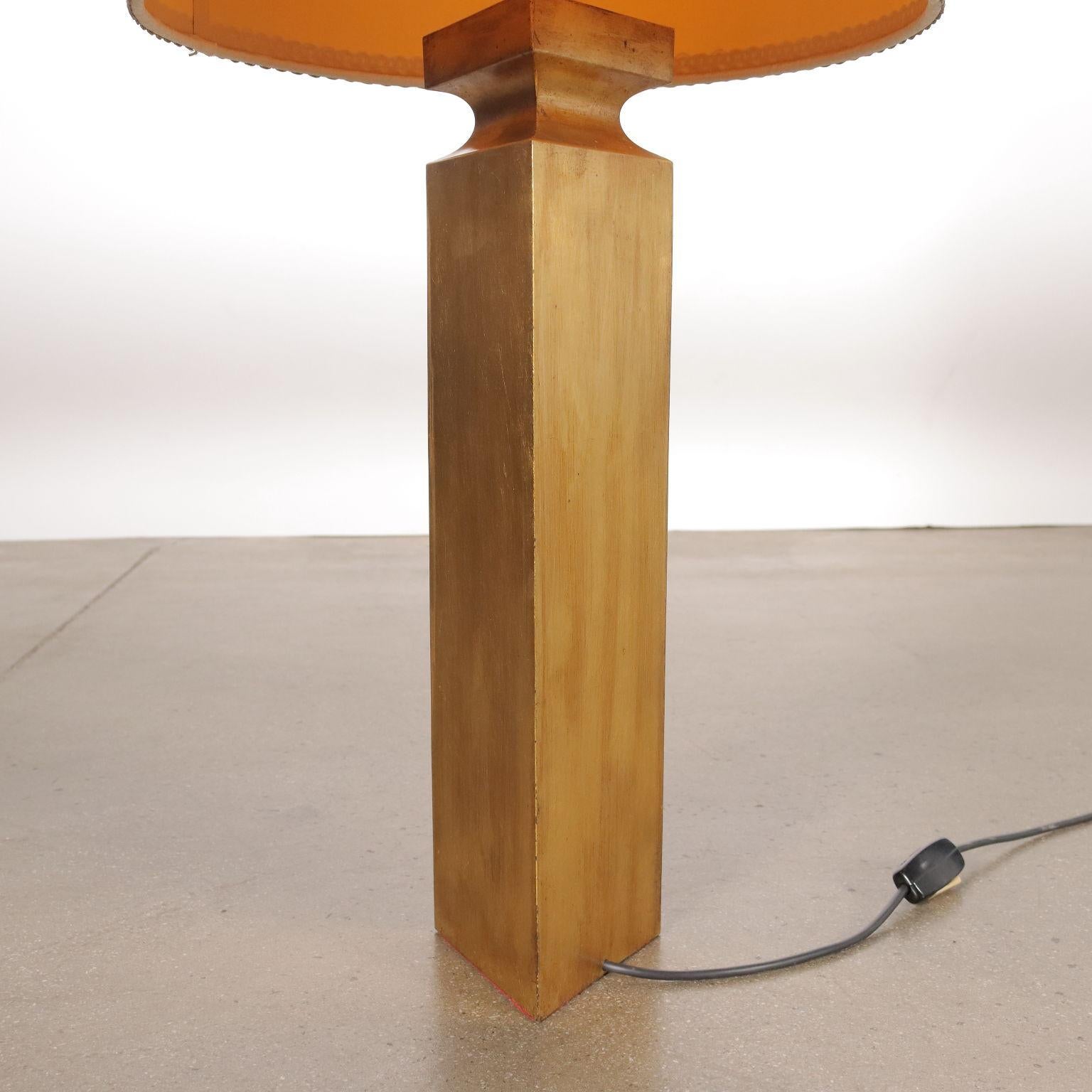 Mid-Century Modern Pair of Table Lamps Aluminium Italy, 1960s-1970s