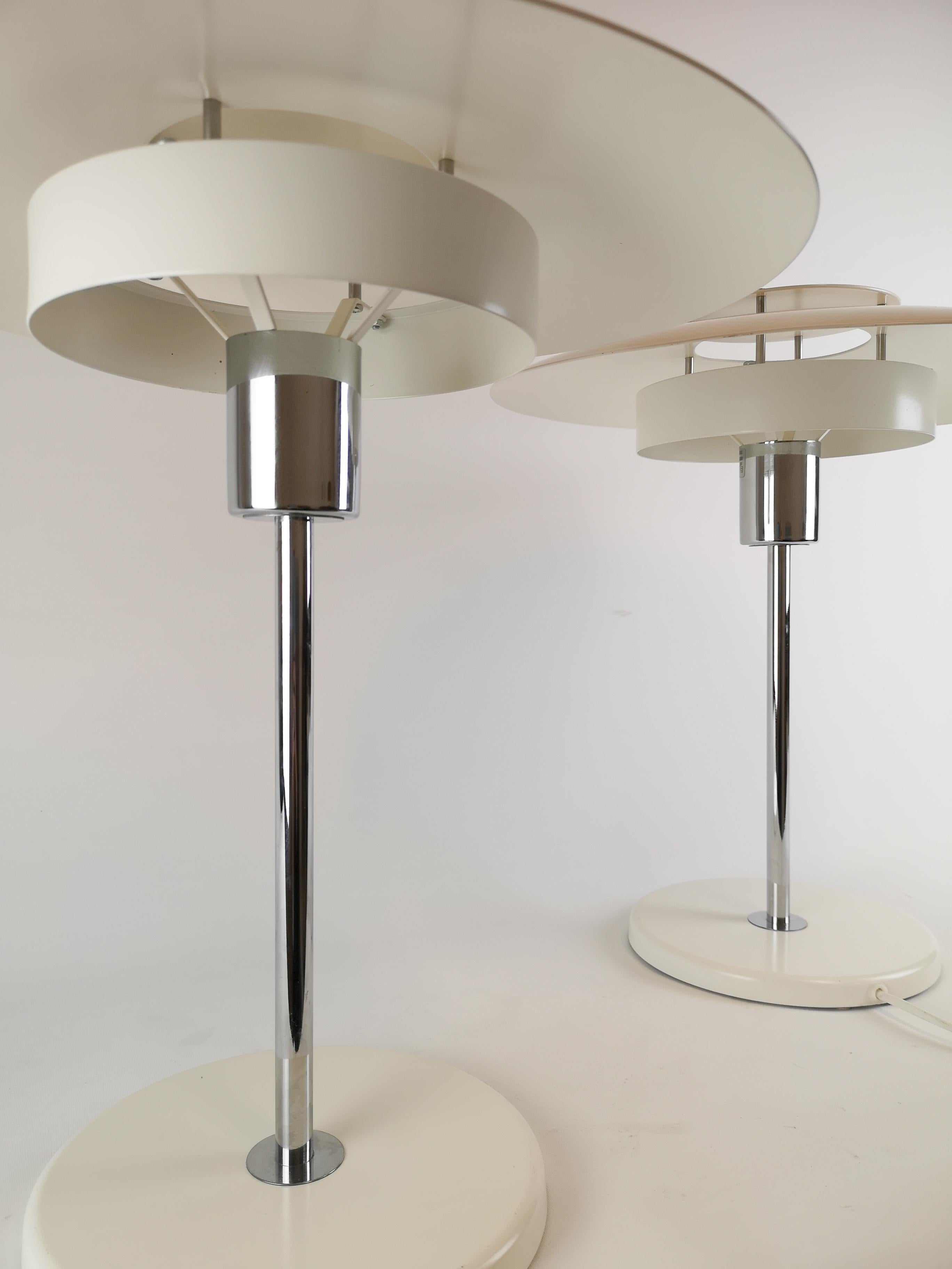 Swedish Pair of Table Lamps 