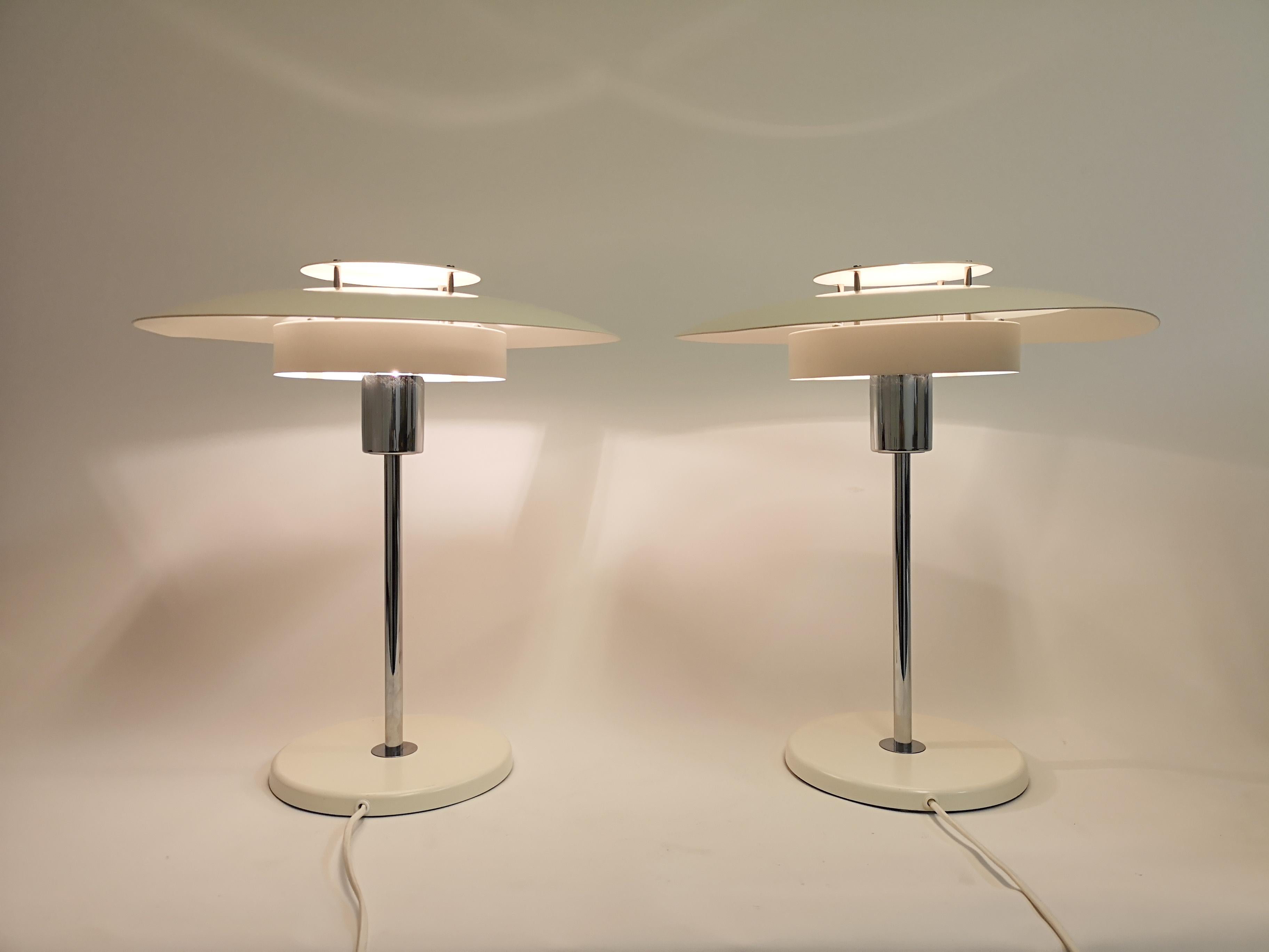 Late 20th Century Pair of Table Lamps 
