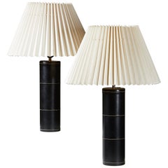 Pair of Table Lamps B-071, Anonymous, for Bergboms, Sweden, 1950s