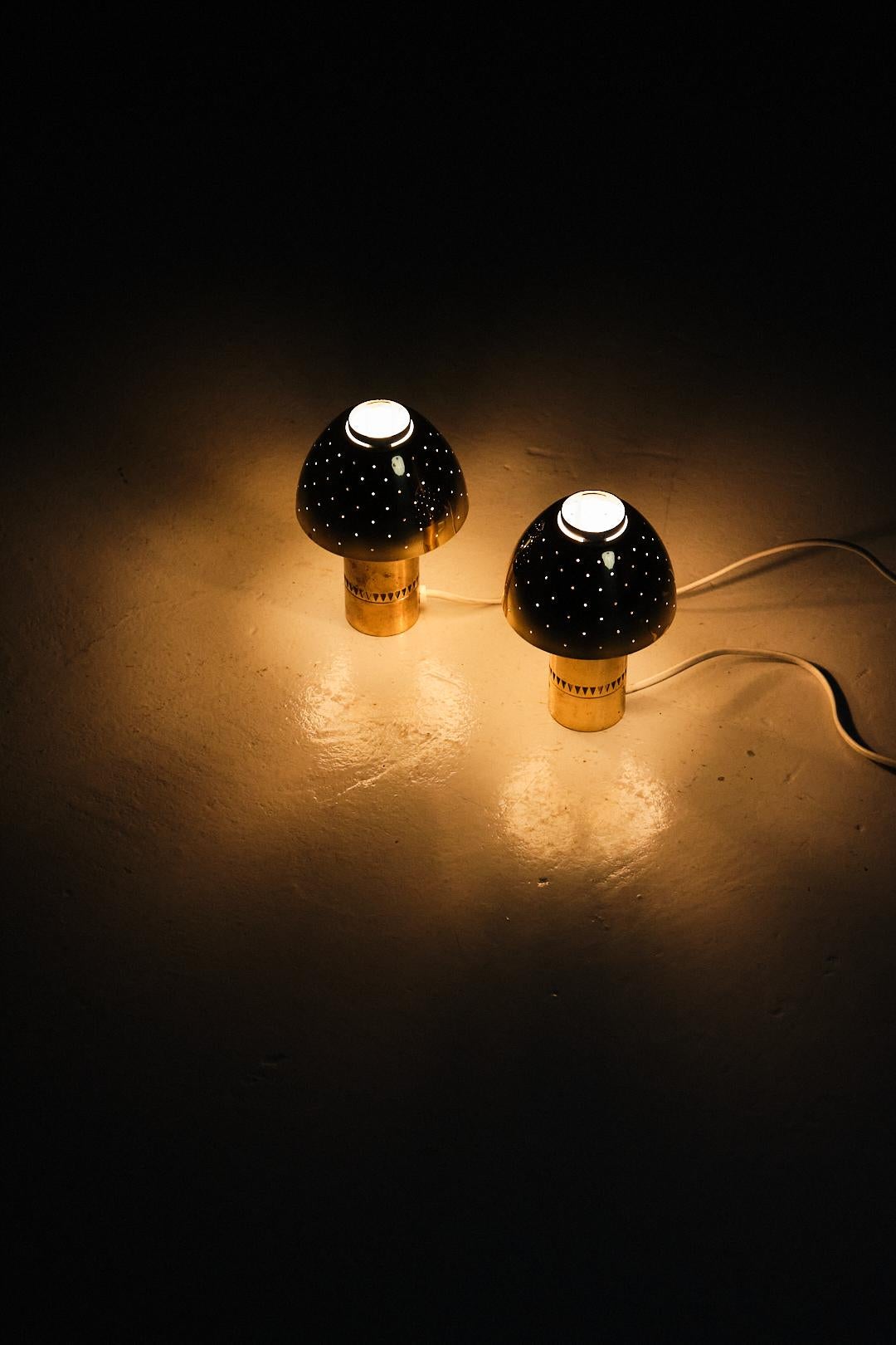 Suédois Paire de lampes de table B221 de Hans-Agne Jakobsson, Suède, 1970 en vente