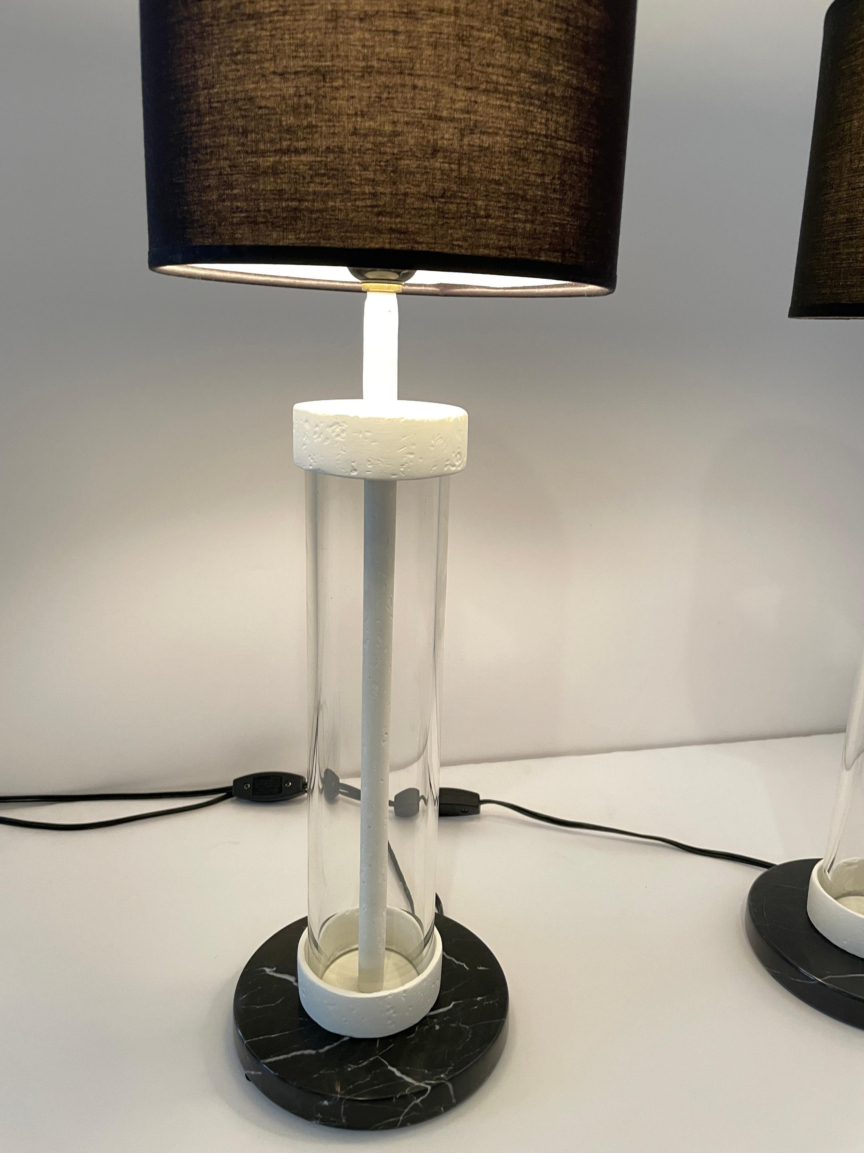 Pair of Table Lamps- Bourgeois Boheme Atelier For Sale 8