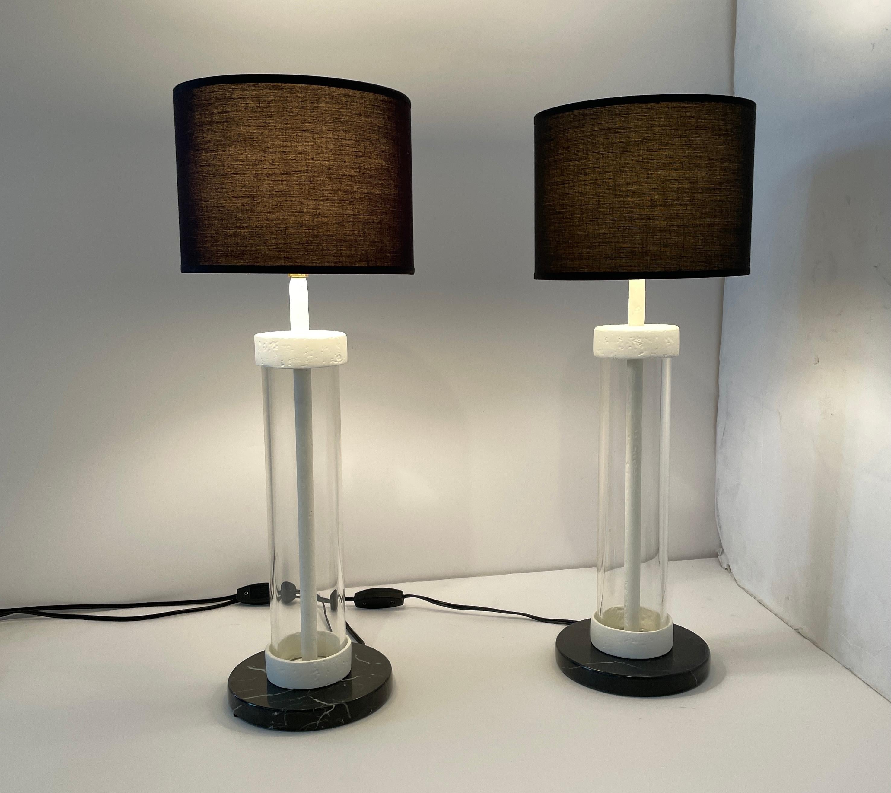 Pair of Table Lamps- Bourgeois Boheme Atelier In New Condition For Sale In Los Angeles, CA