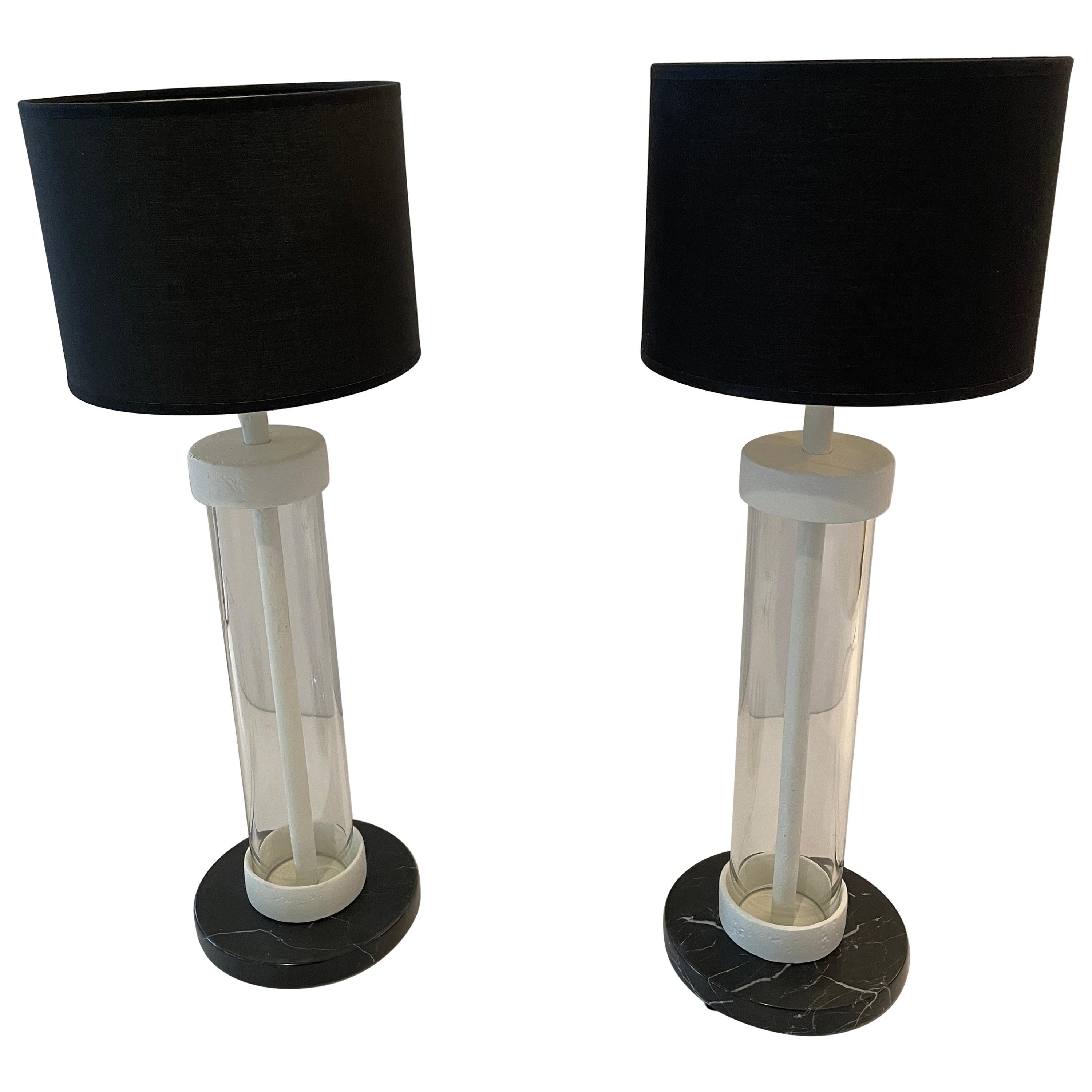 Pair of Table Lamps- Bourgeois Boheme Atelier For Sale