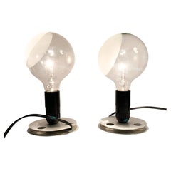 Used Pair of Table Lamps by Achille Castiglioni for Flos from 1972