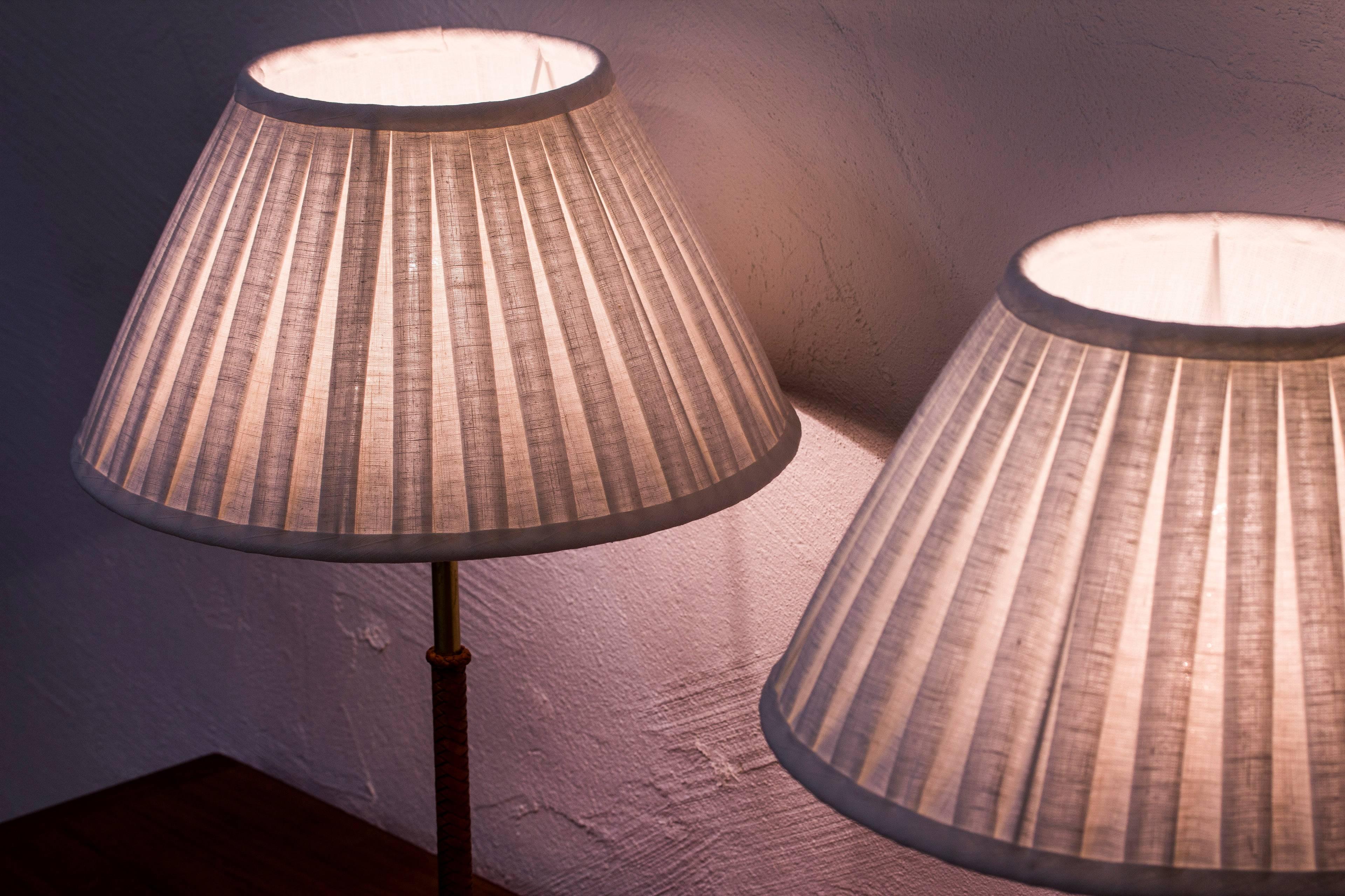 Pair of Table Lamps by Åke Hultgren for Nordiska Kompaniet Nk, Sweden 3