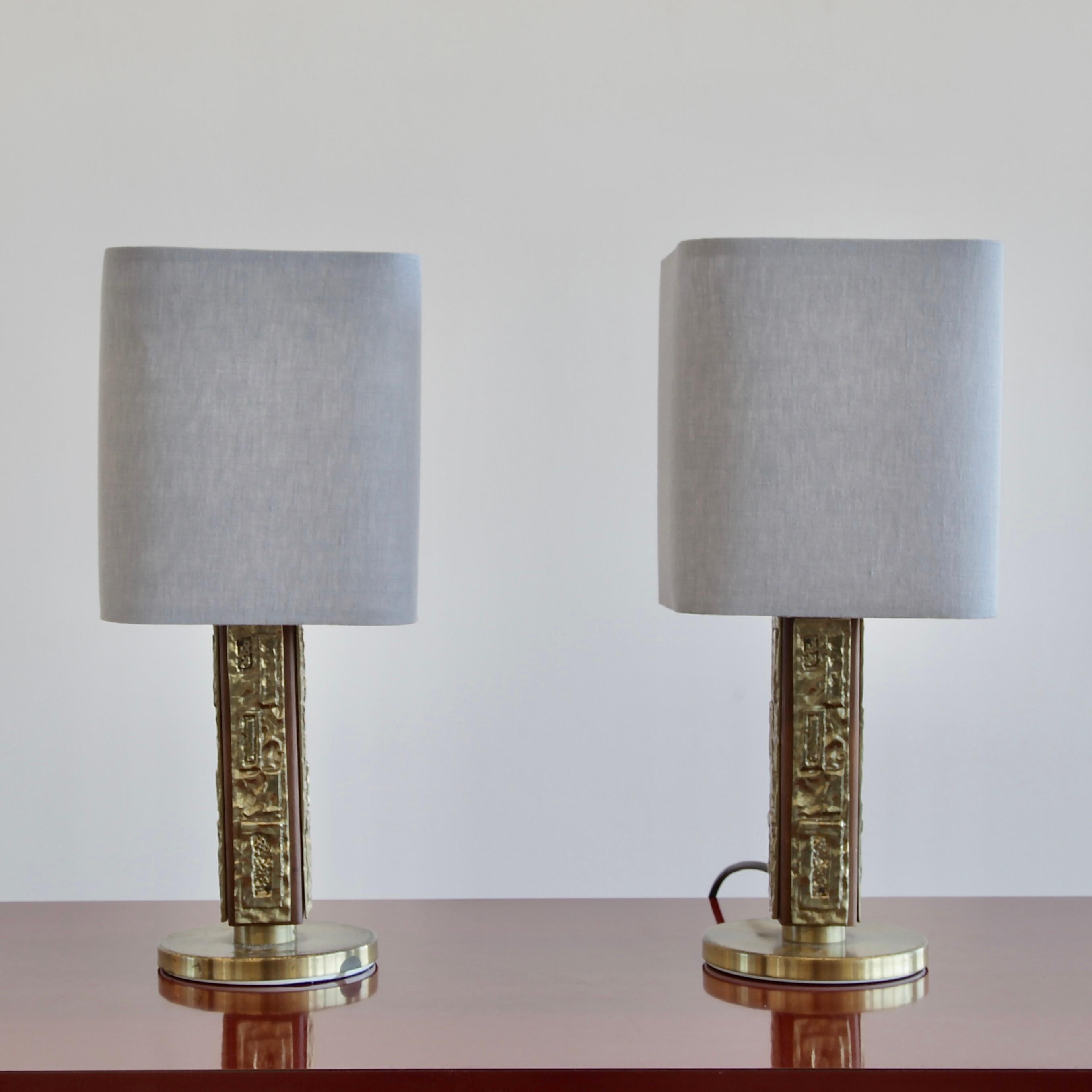 Mid-Century Modern Pair of Table Lamps by Angelo Brotto, 1960s
