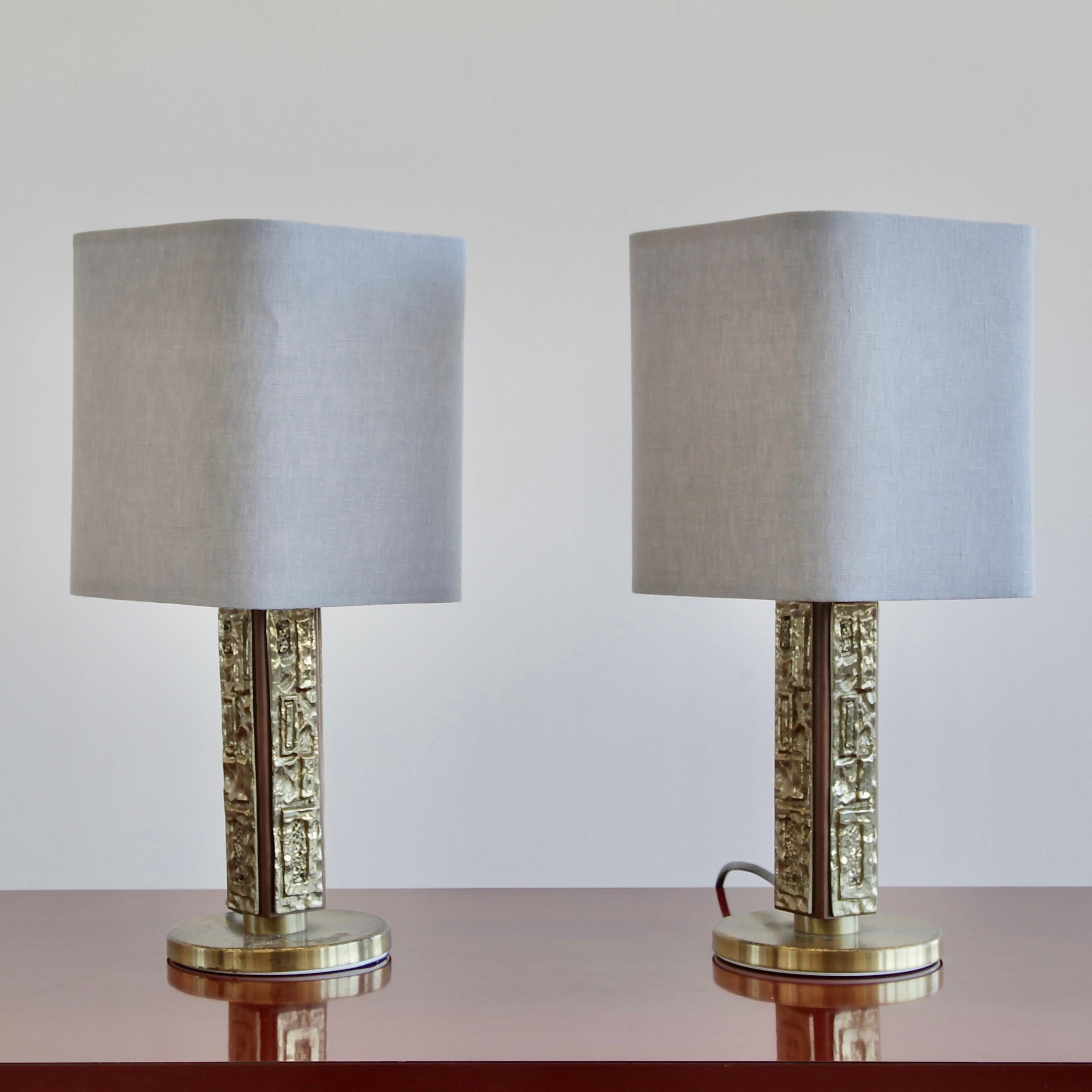 PAIR of Table Lamps by Angelo BROTTO, 1960s In Good Condition For Sale In Berlin, Berlin