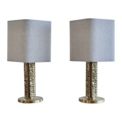 Paire de lampes de bureau Angelo BROTTO, années 1960