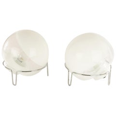 Pair of Table Lamps by Angelo Mangiarotti for Skipper
