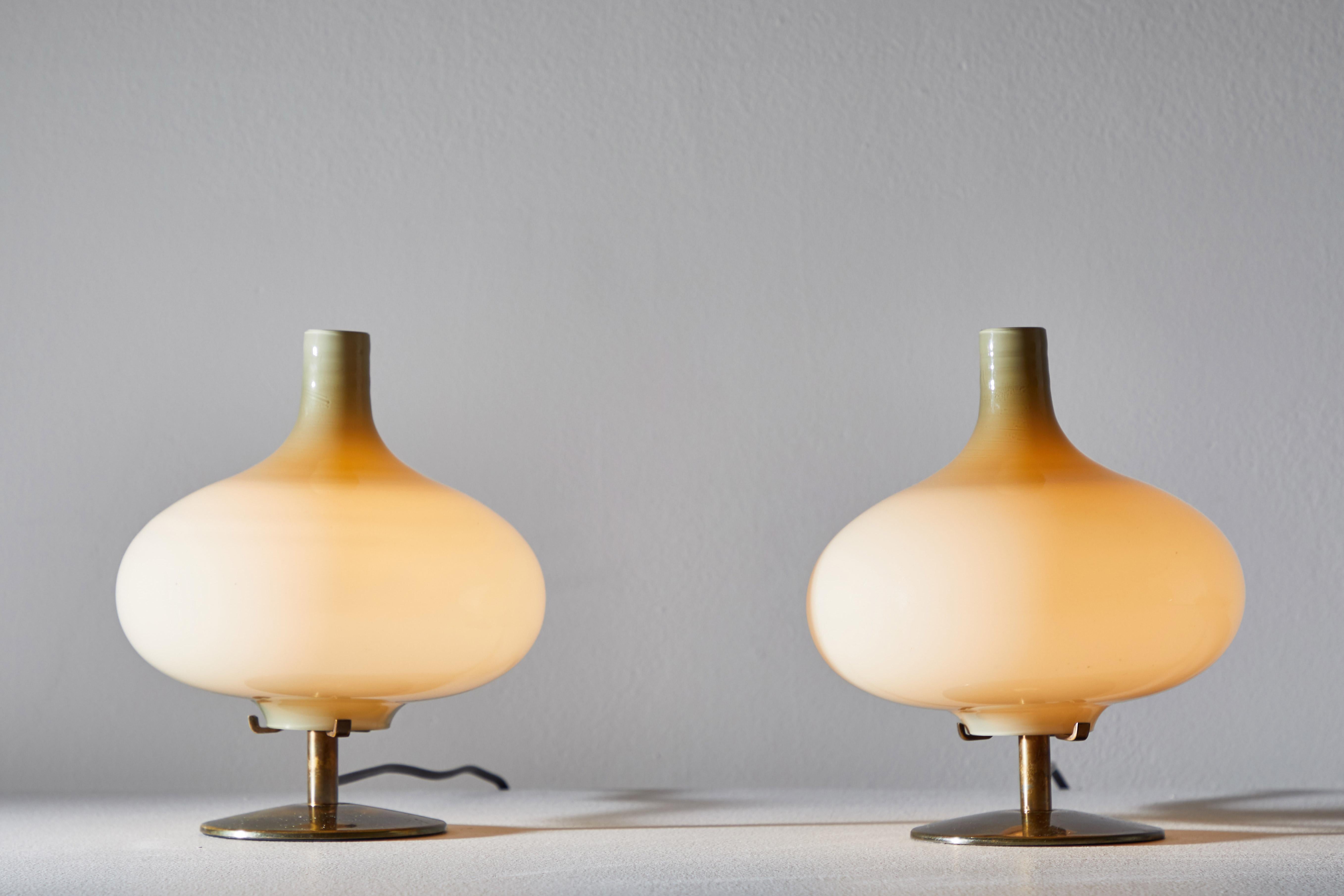 Mid-Century Modern Pair of Table Lamps by Annig Sarian