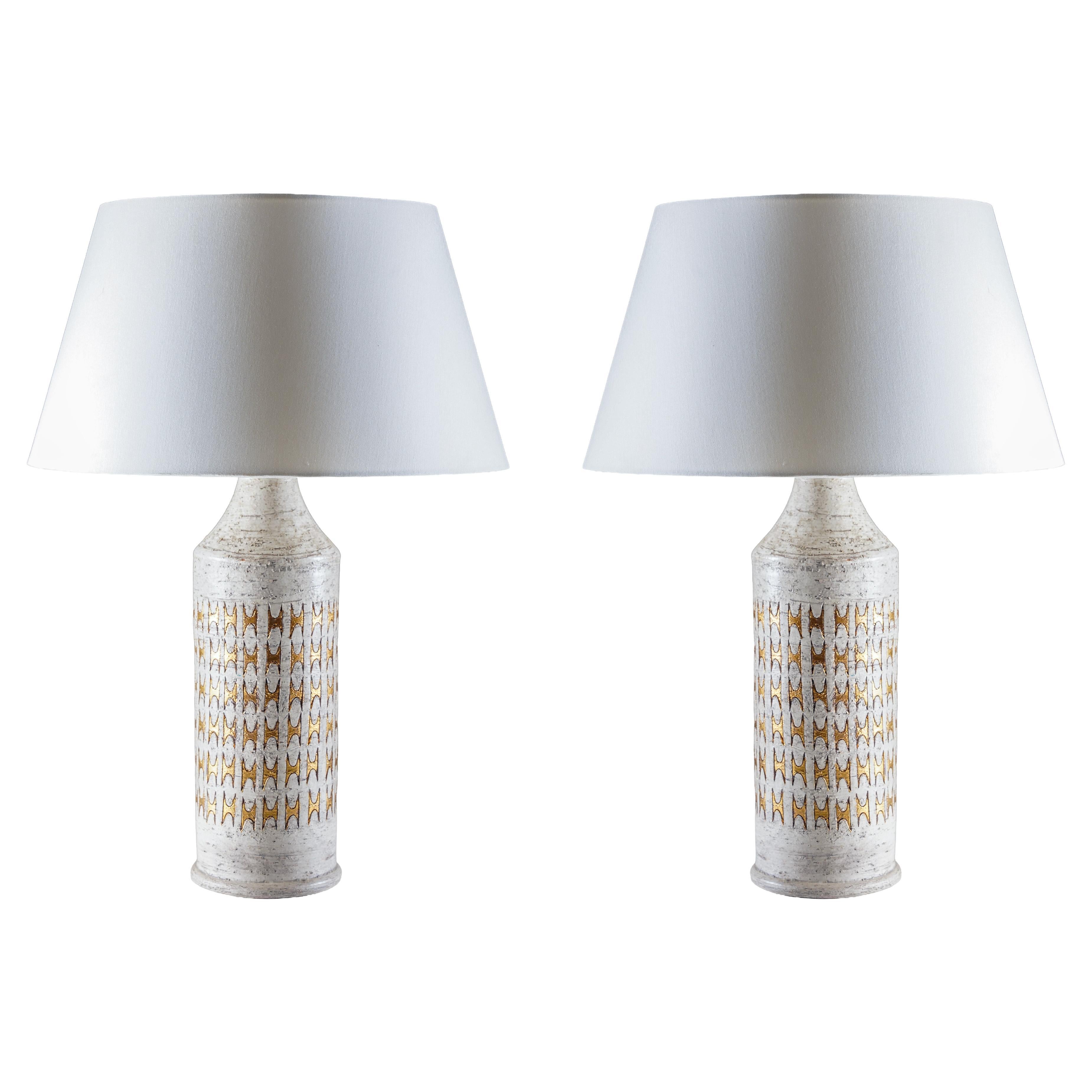 Pair of Table Lamps by Bitossi for Bergboms