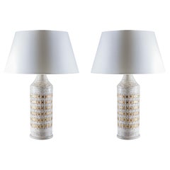 Pair of Table Lamps by Bitossi for Bergboms