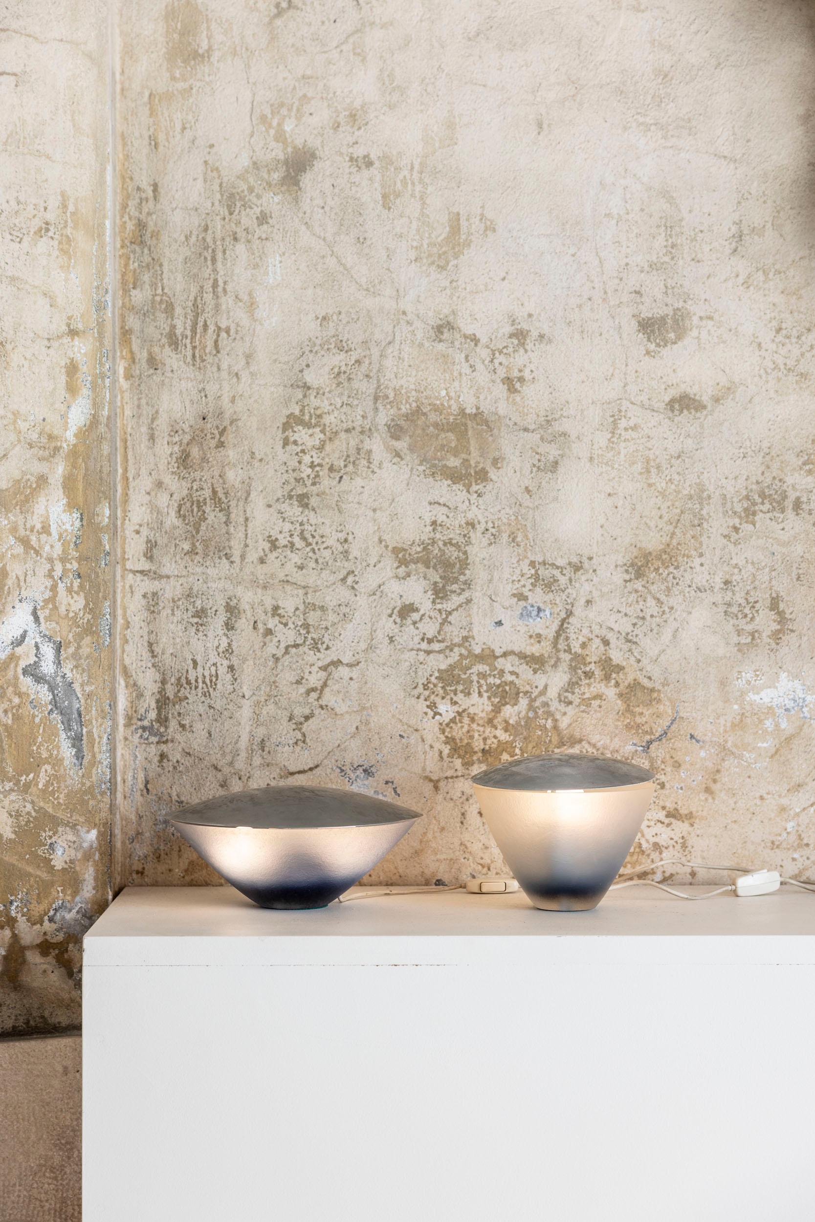 Mid-20th Century Pair of table lamps by C. Emanuele Ponzio for Venini, 1960s