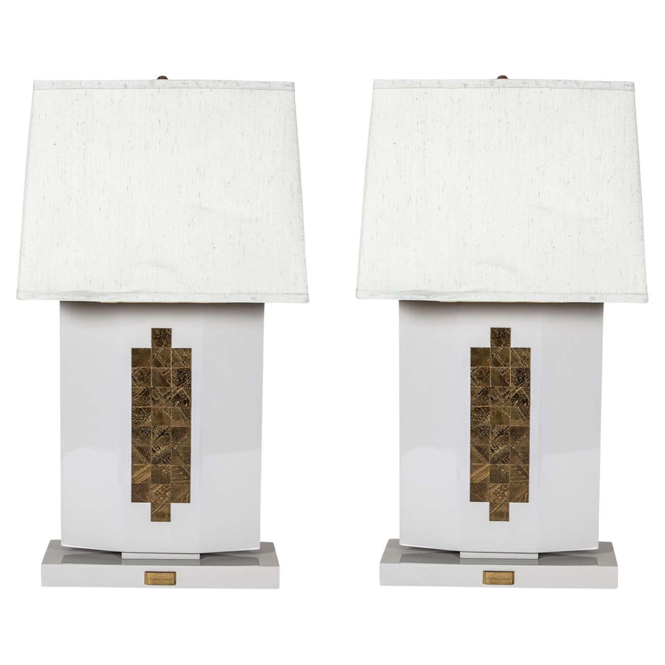 Pair of Table Lamps by Christian Kreckels