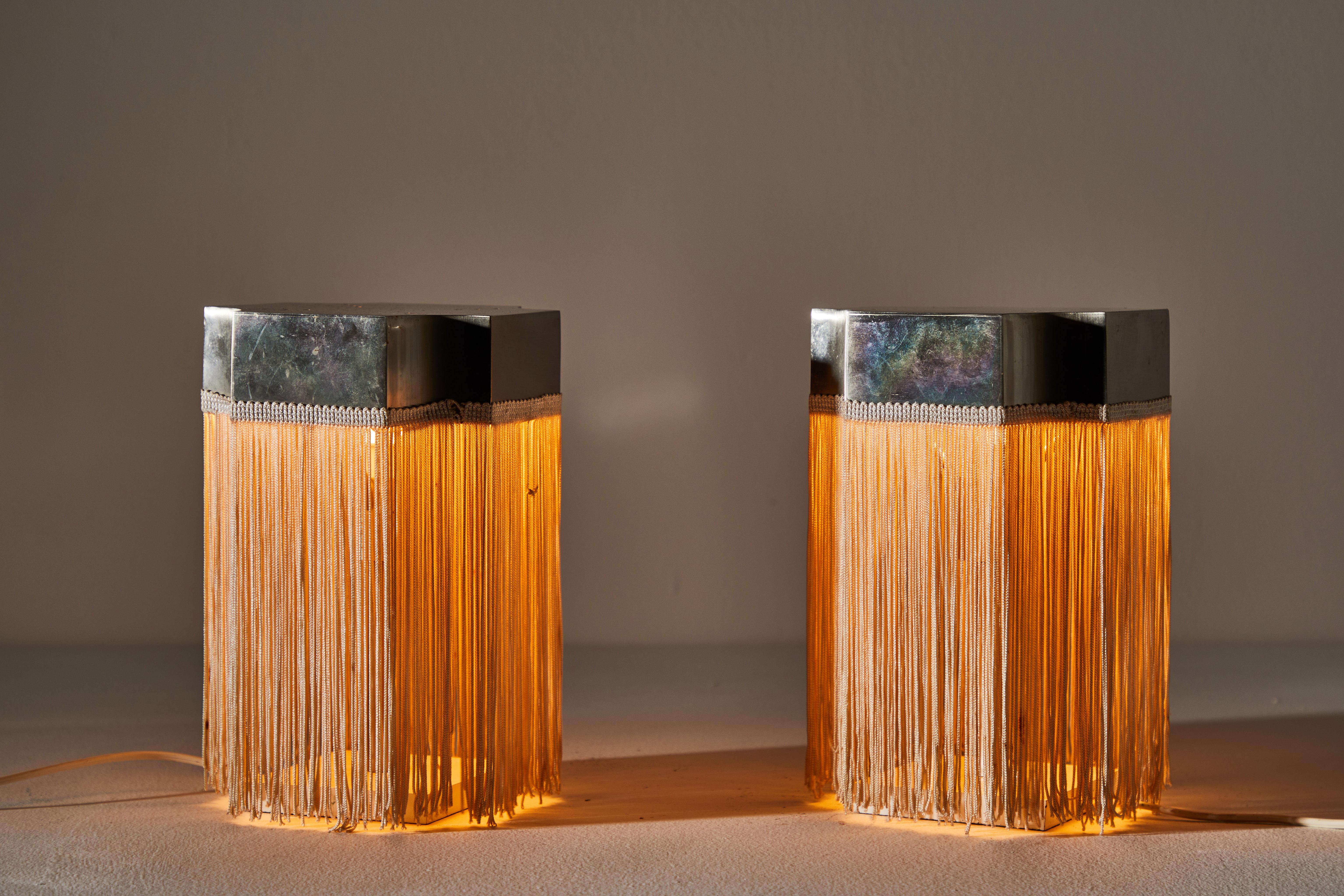 Mid-Century Modern Pair of Table Lamps by Gianfranco Frattini