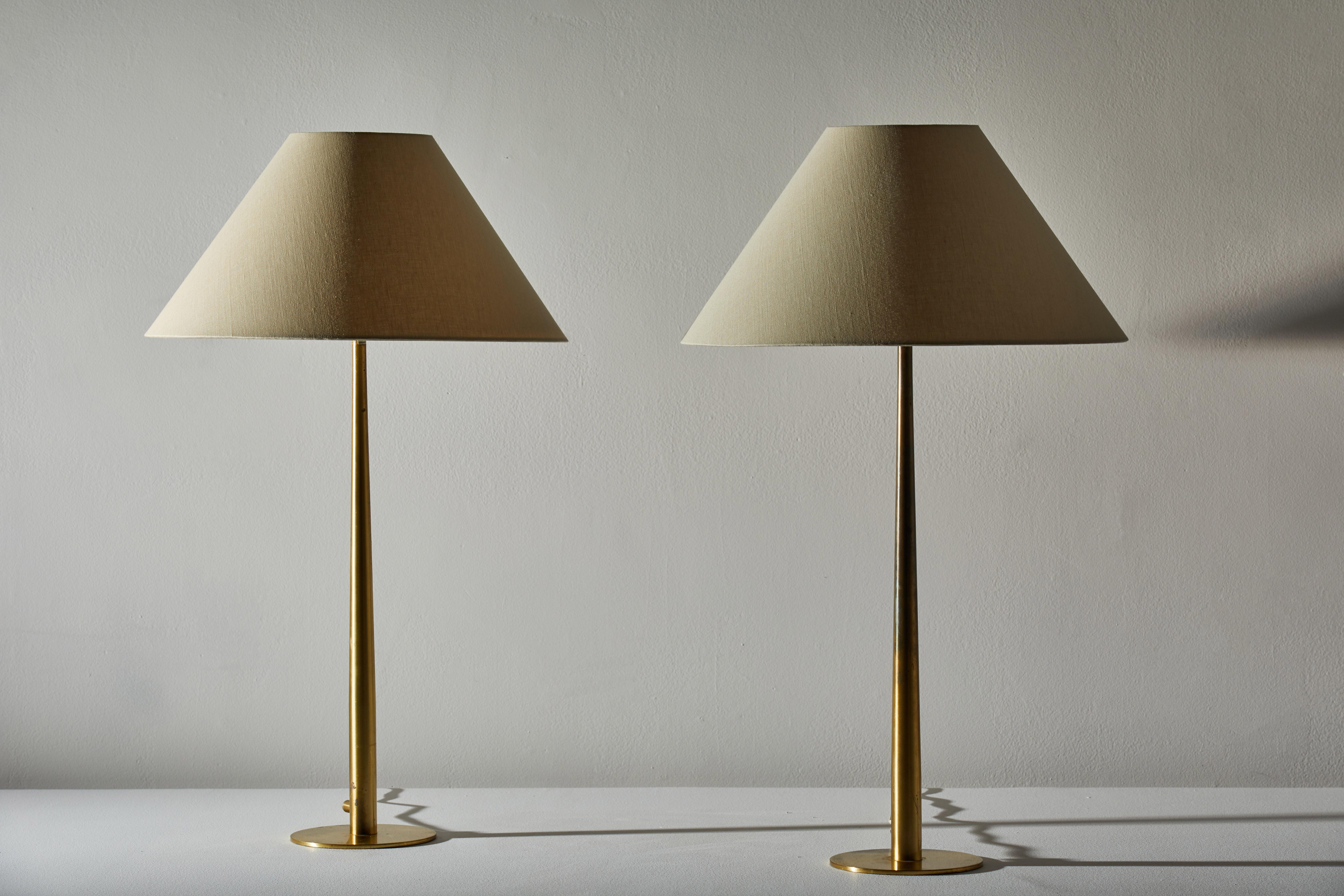 Mid-20th Century Pair of Table Lamps by Hans-Agne Jakobsson