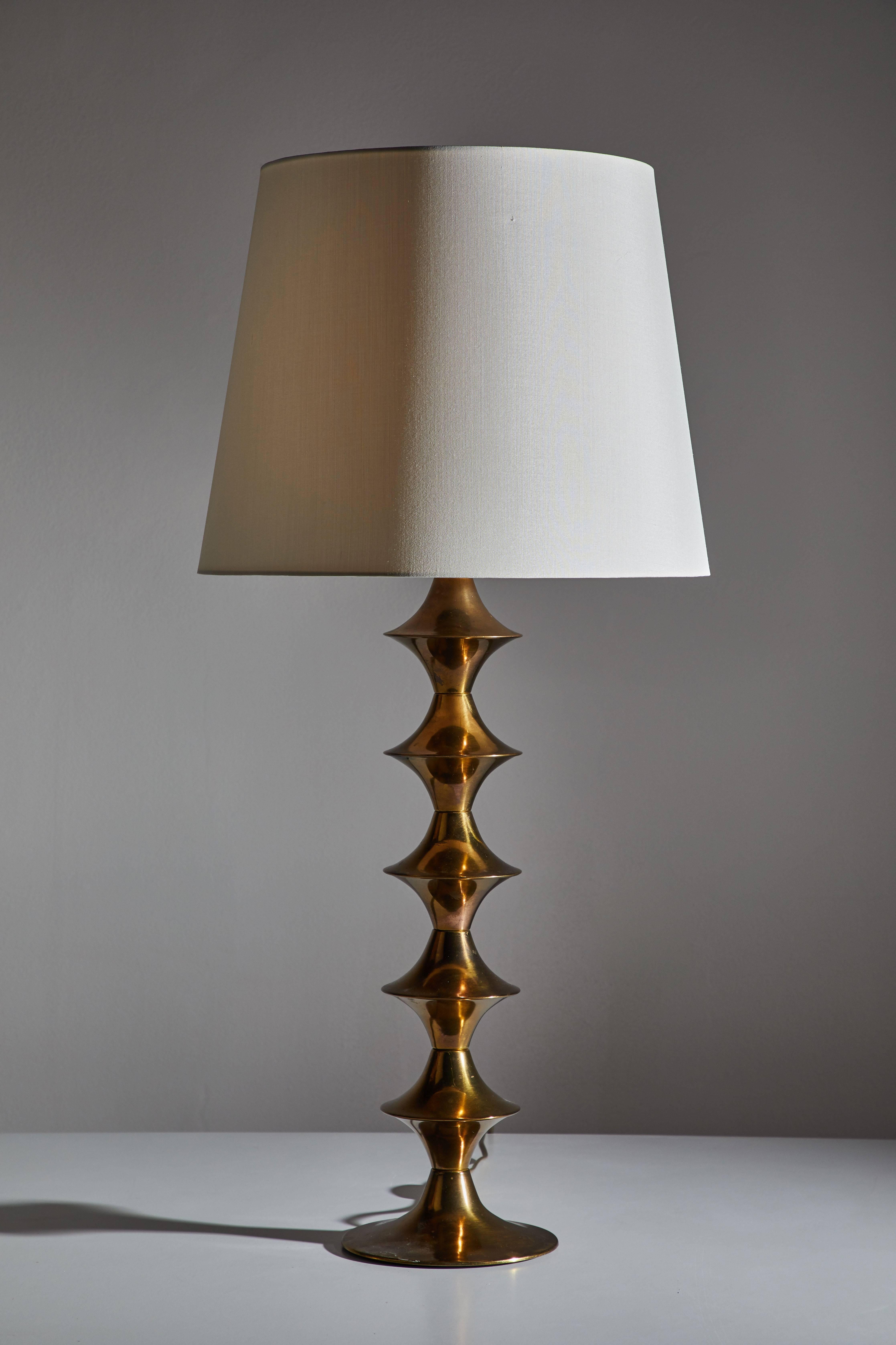 Brass Pair of Table Lamps by Hans-Agne Jakobsson