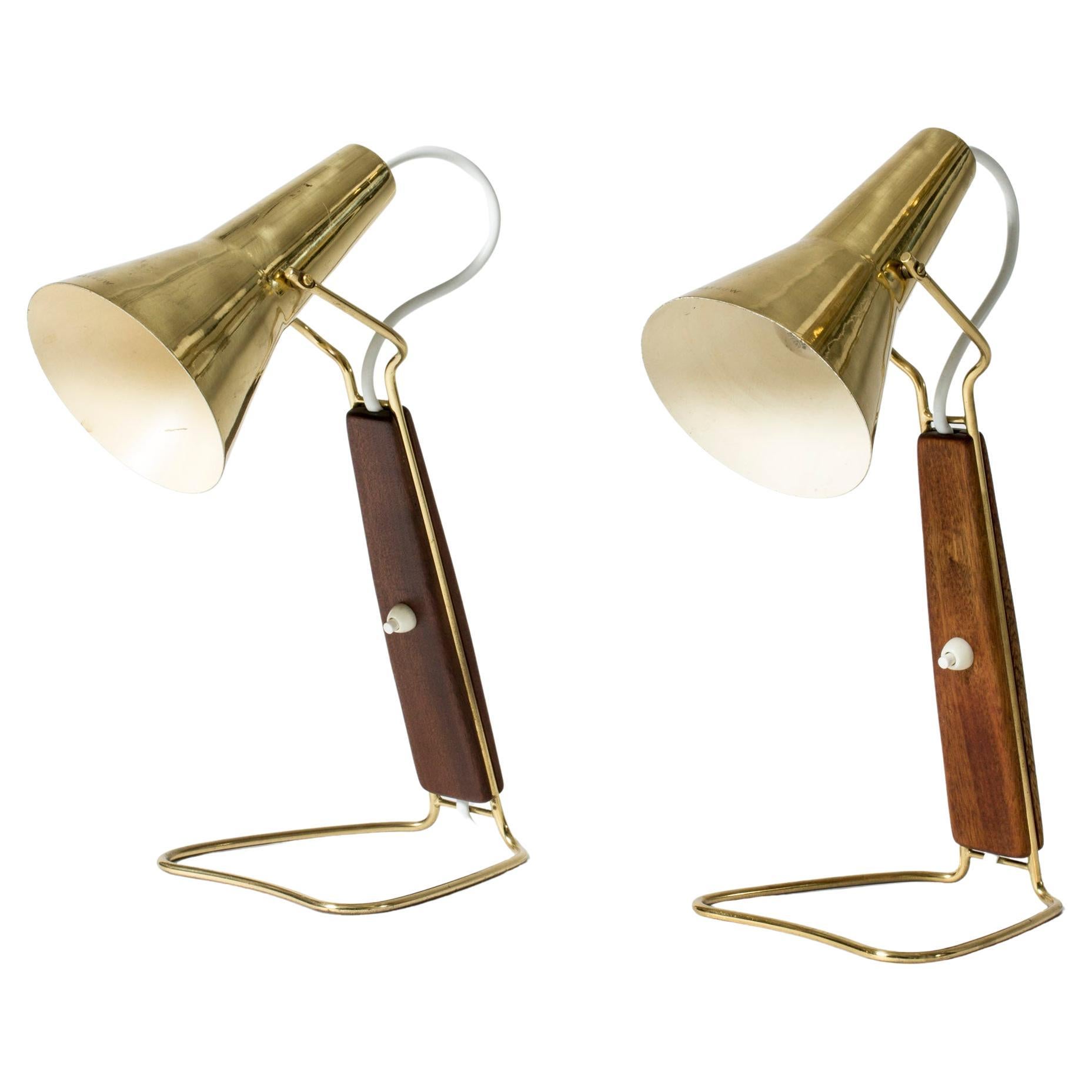 Pair of Table Lamps by Hans Bergström for ASEA, Sweden, 1950s