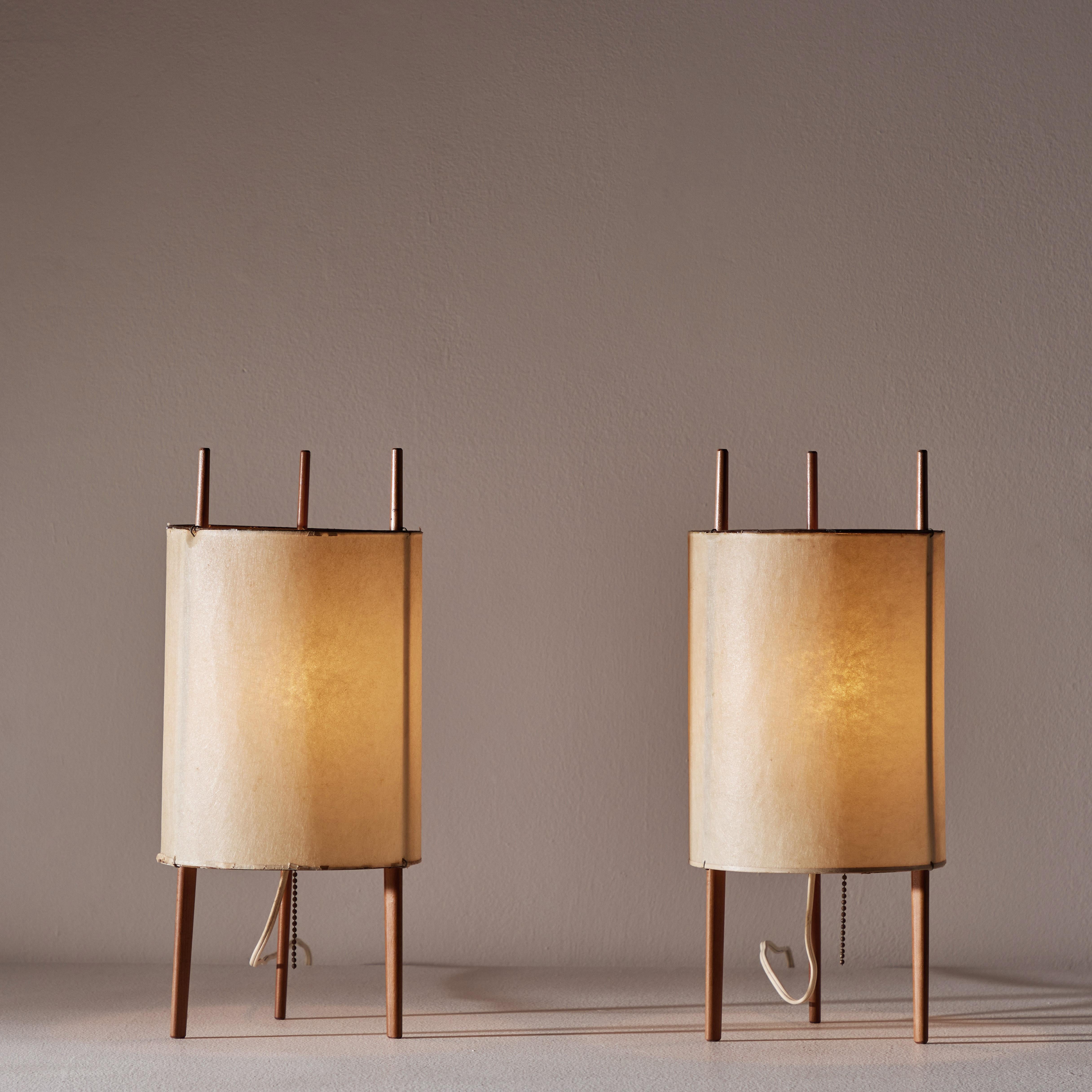 Mid-Century Modern Pair of Table Lamps by Isamu Noguchi for Knoll