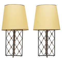 Pair of "Tour Eiffel" Table Lamps by Jean Royère