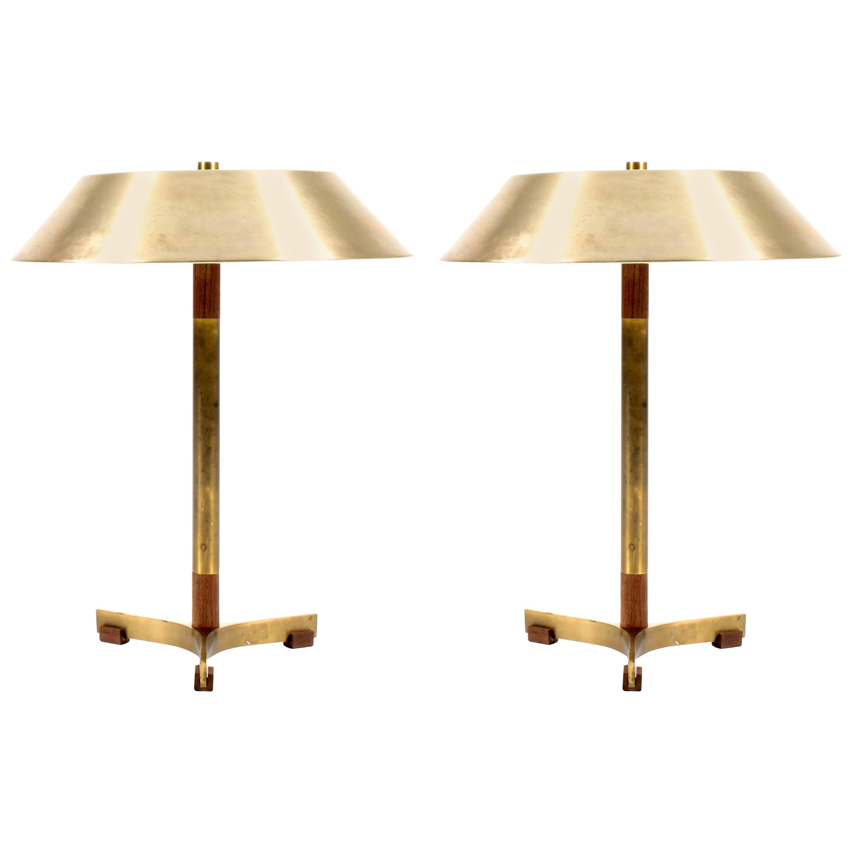Pair of Table Lamps by Jo Hammerborg