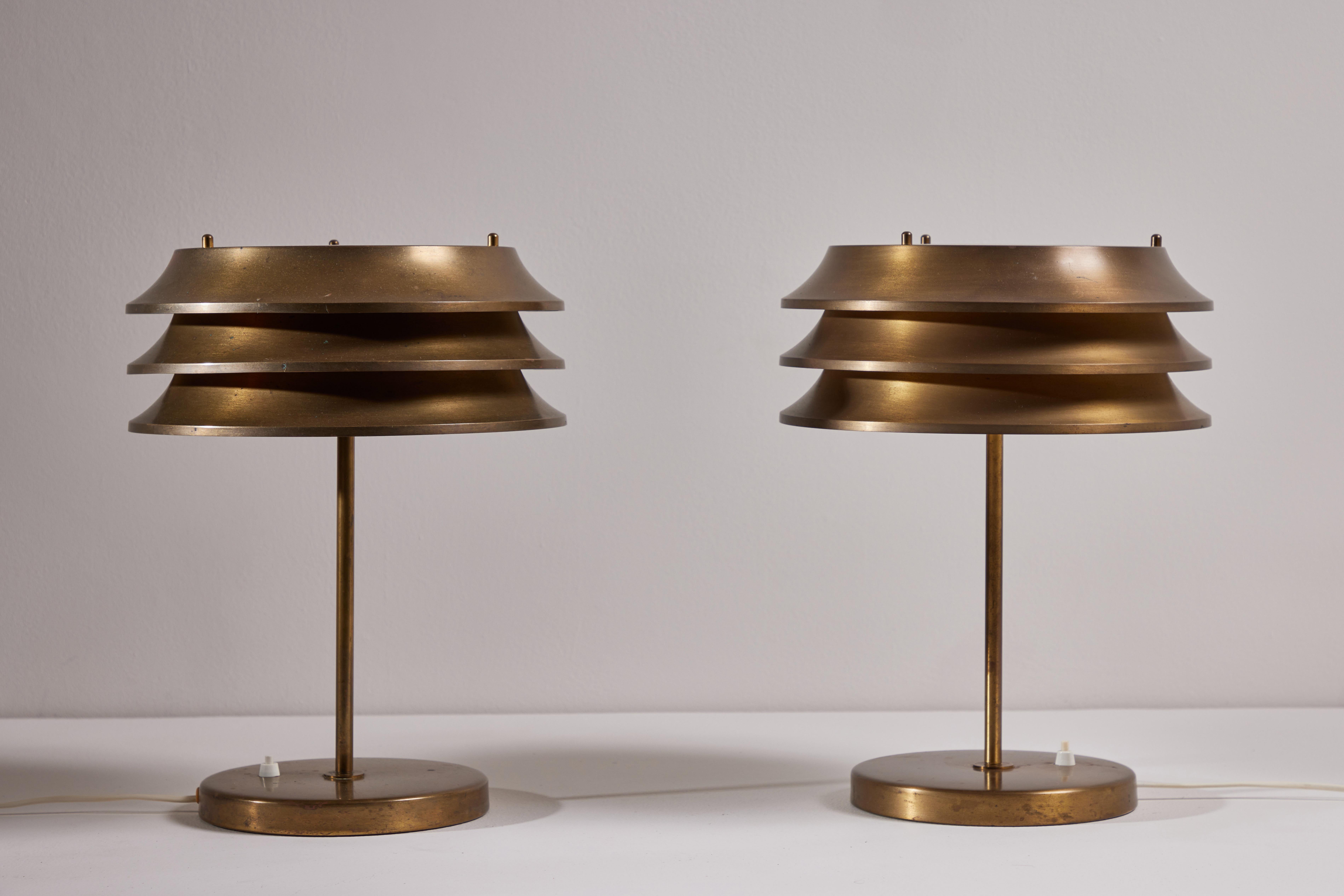 Pair of Table Lamps by Kai Ruokonen for Lynx Edition 1