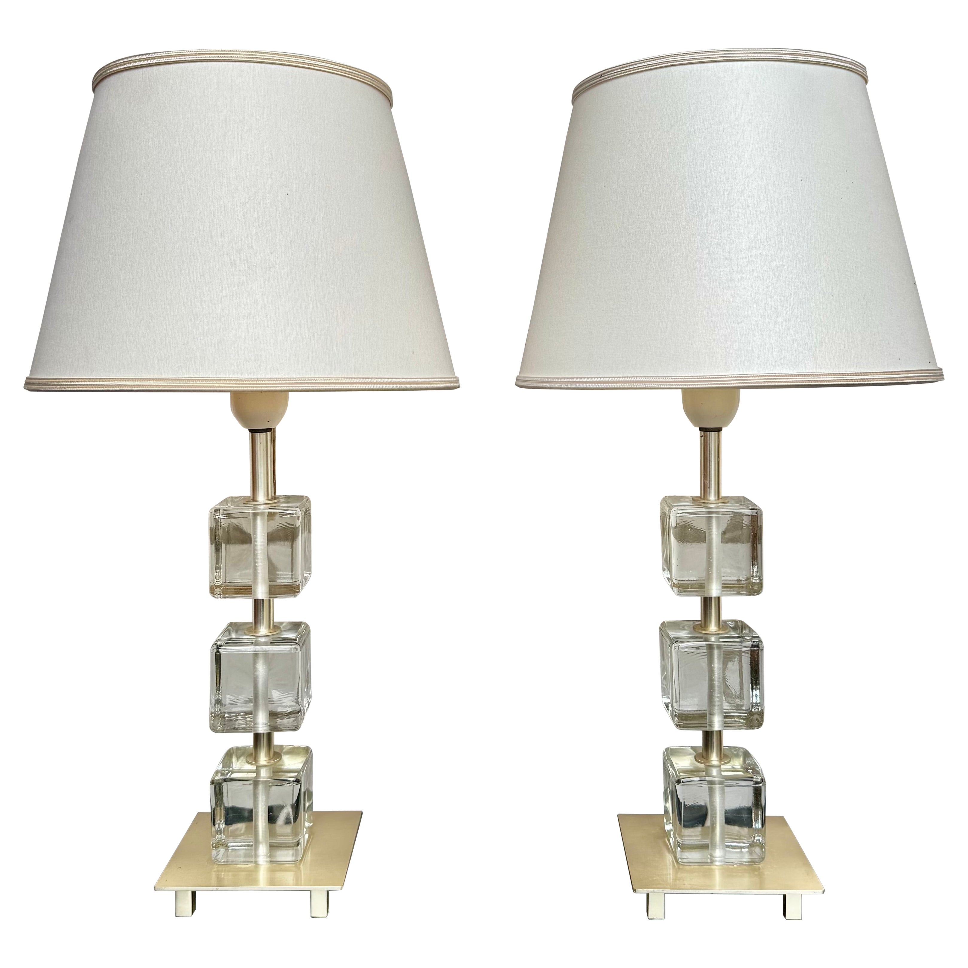 Pair of table lamps by Malmö Metallvarufabrik en vente