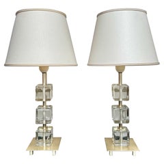 Pair of table lamps by Malmö Metallvarufabrik