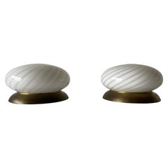 Paire de lampes de bureau par Milano-Industria Lampadari Lamter, annes 1950, Italie