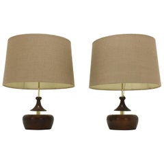 Vintage Pair of Table Lamps by Modeline of California