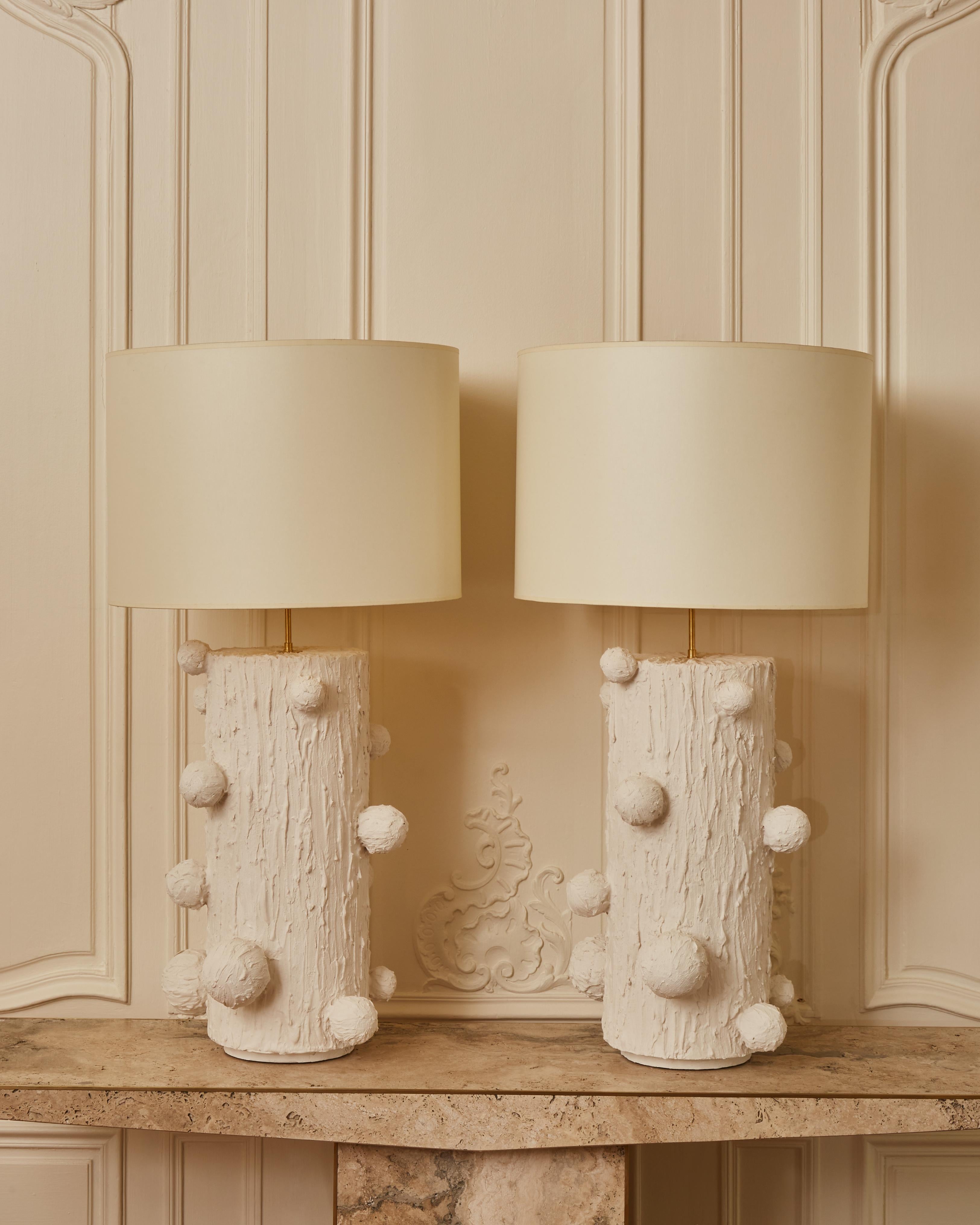 Modern Pair of Table Lamps by Nicolet