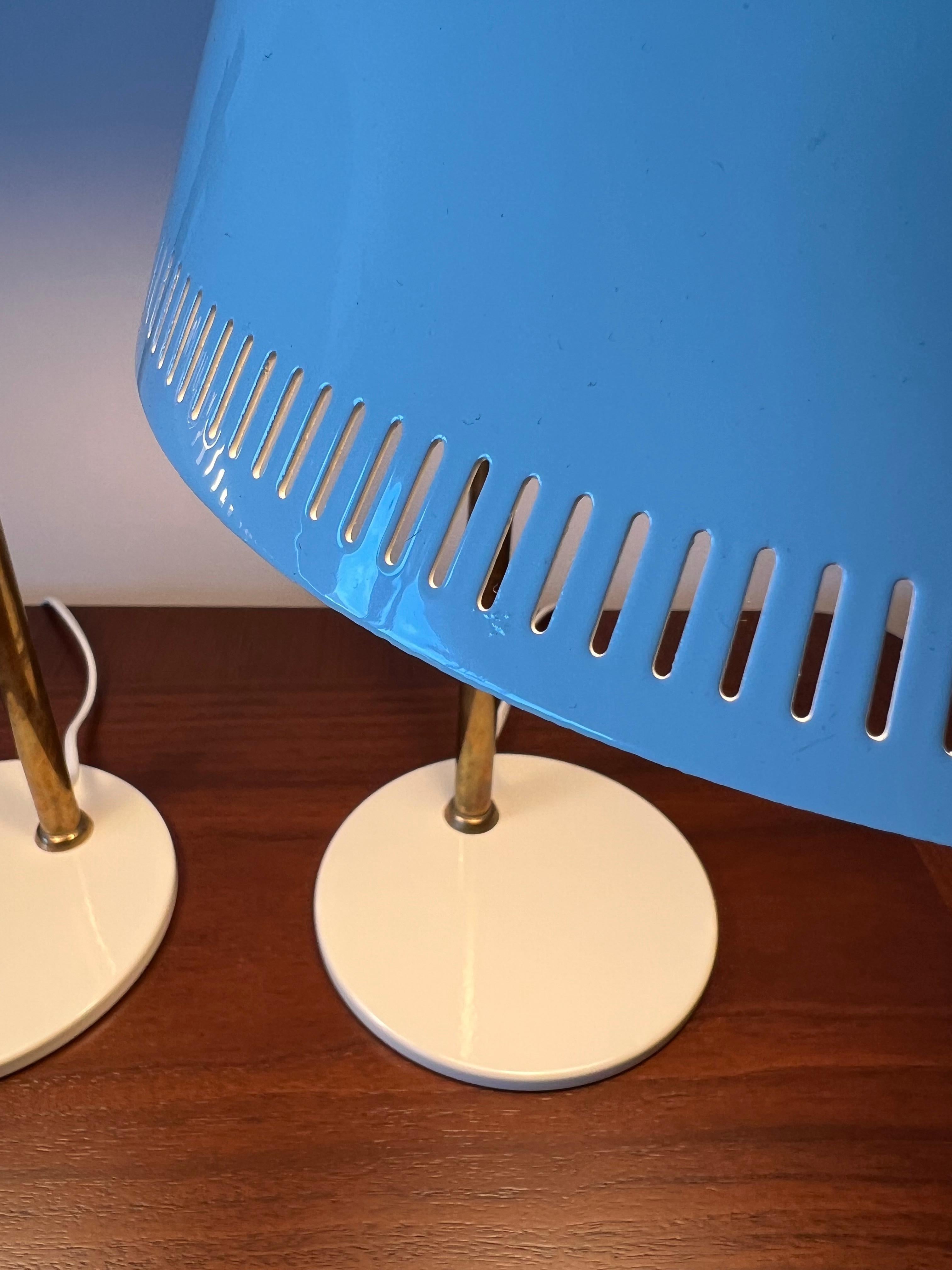 Paire de lampes de table par Paavo Tynell, modèle 9227 en vente 3