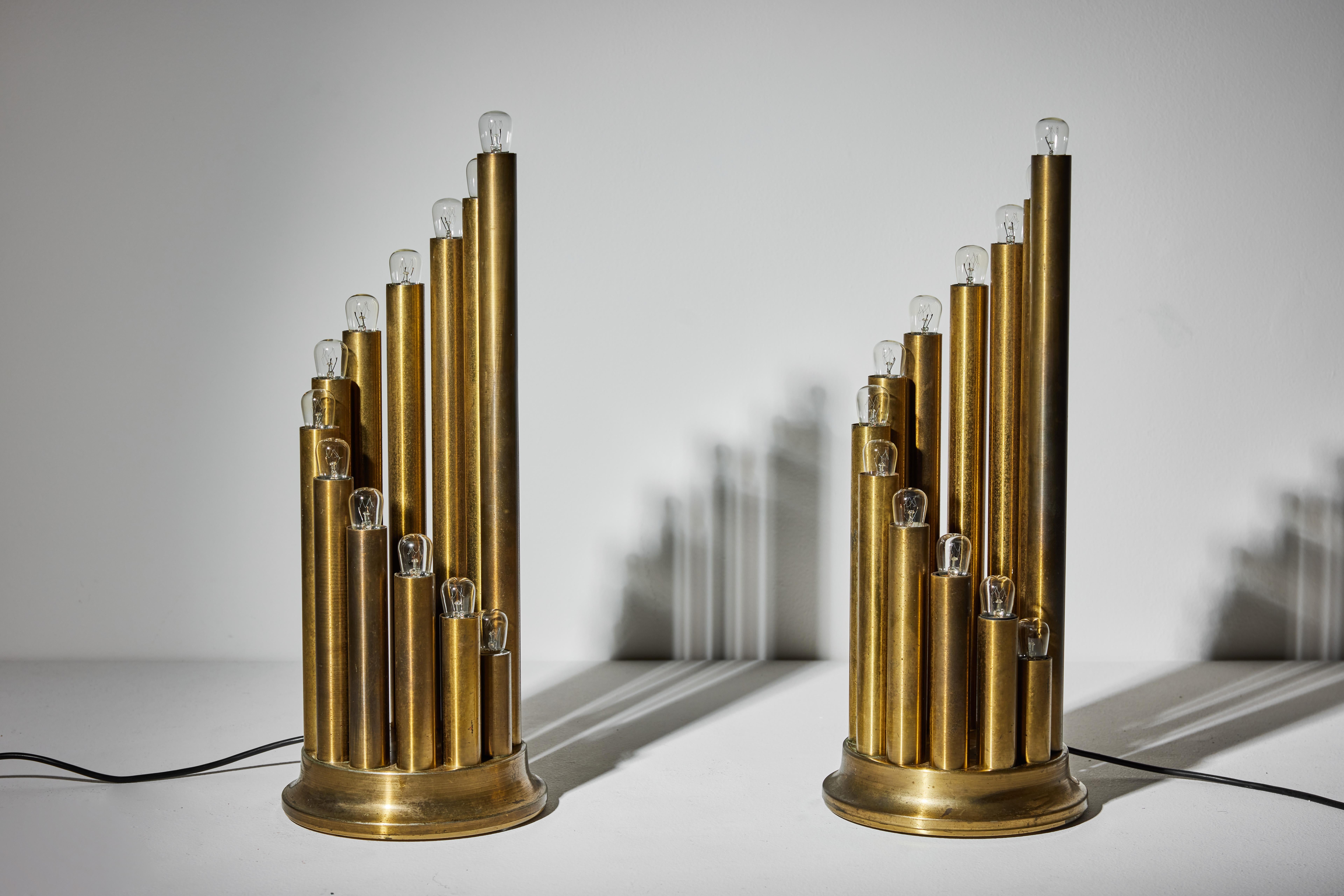 Fin du 20e siècle Paire de lampes de bureau par Reggiani en vente